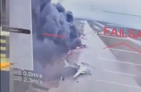 napad ukrajinskih dronova na bombardere 1.6.2025.