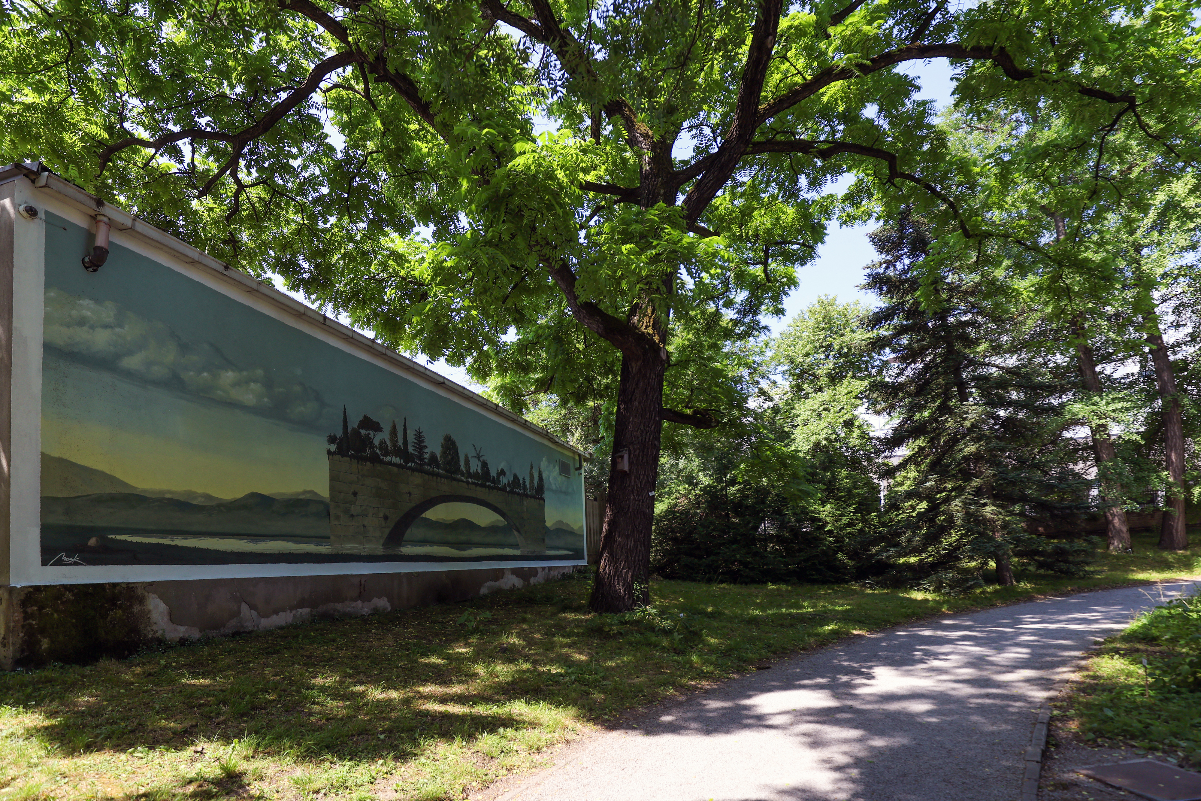mural u Botaničkom vrtu