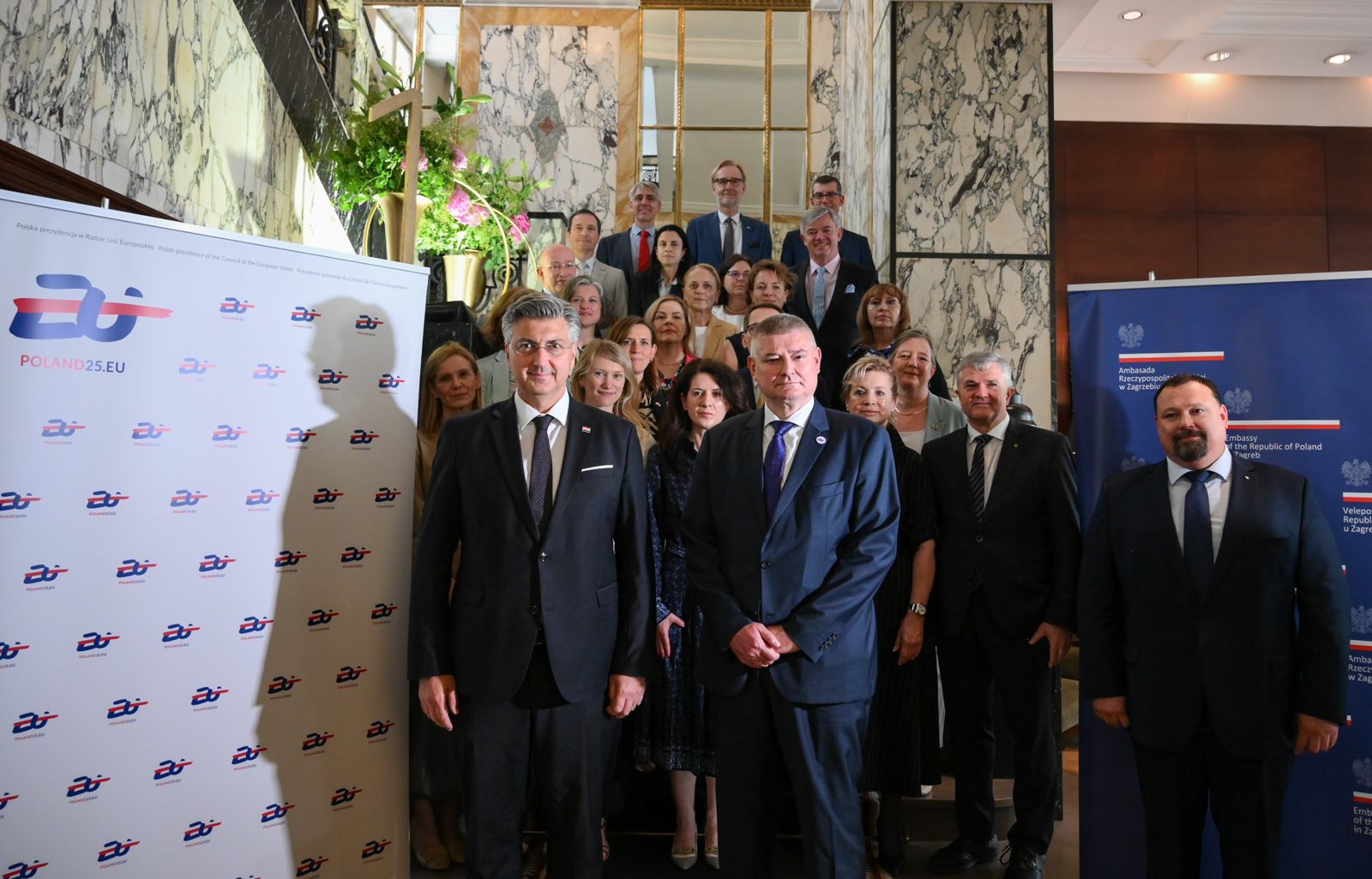 Andrej Plenković na sastanku s veleposlanicima