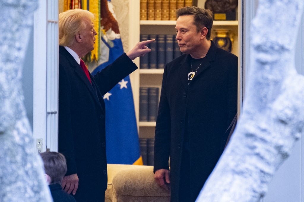 elon musk, donald trump AFP