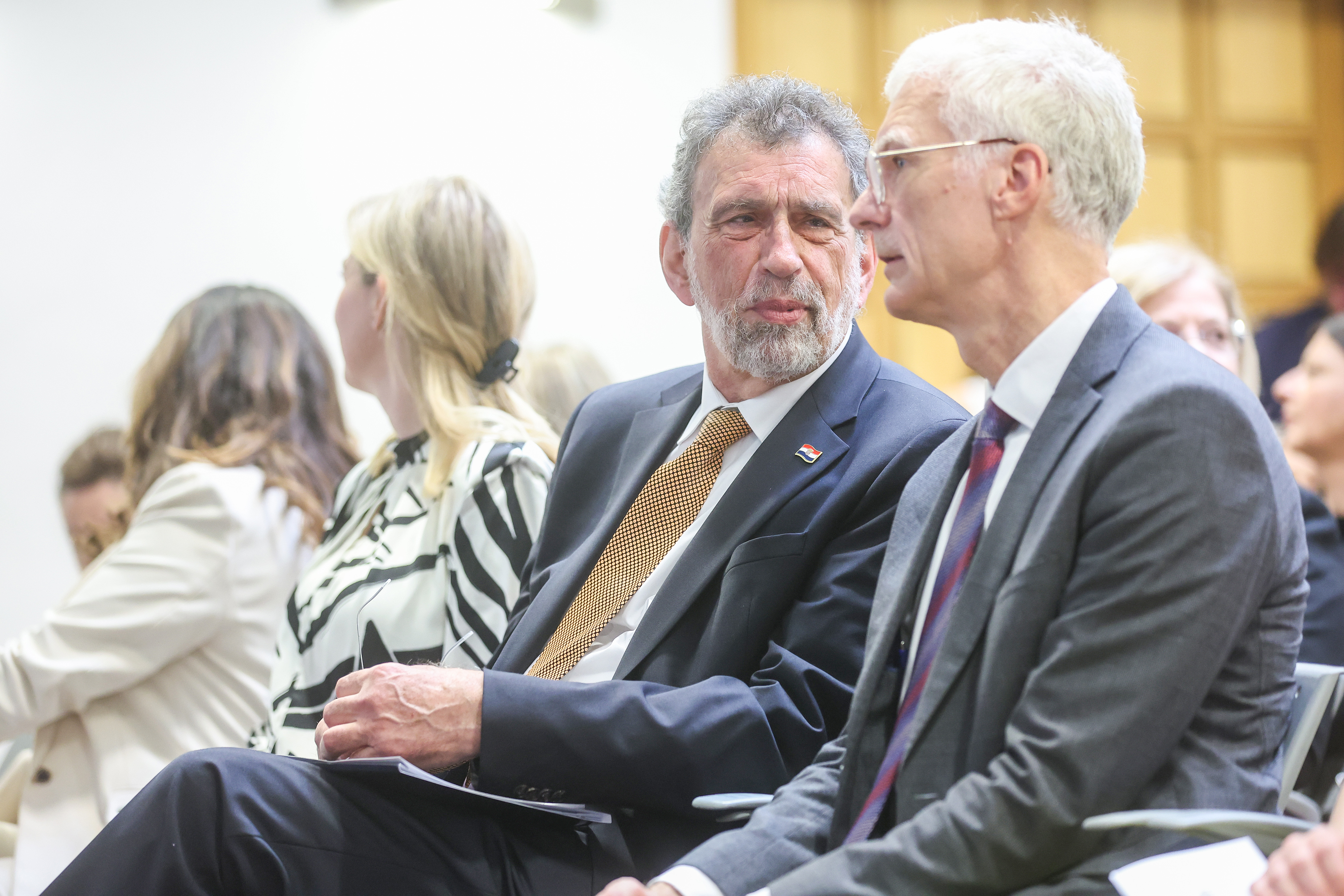 Radovan Fuchs i Andreas Schleicher (OECD) u Zagrebu