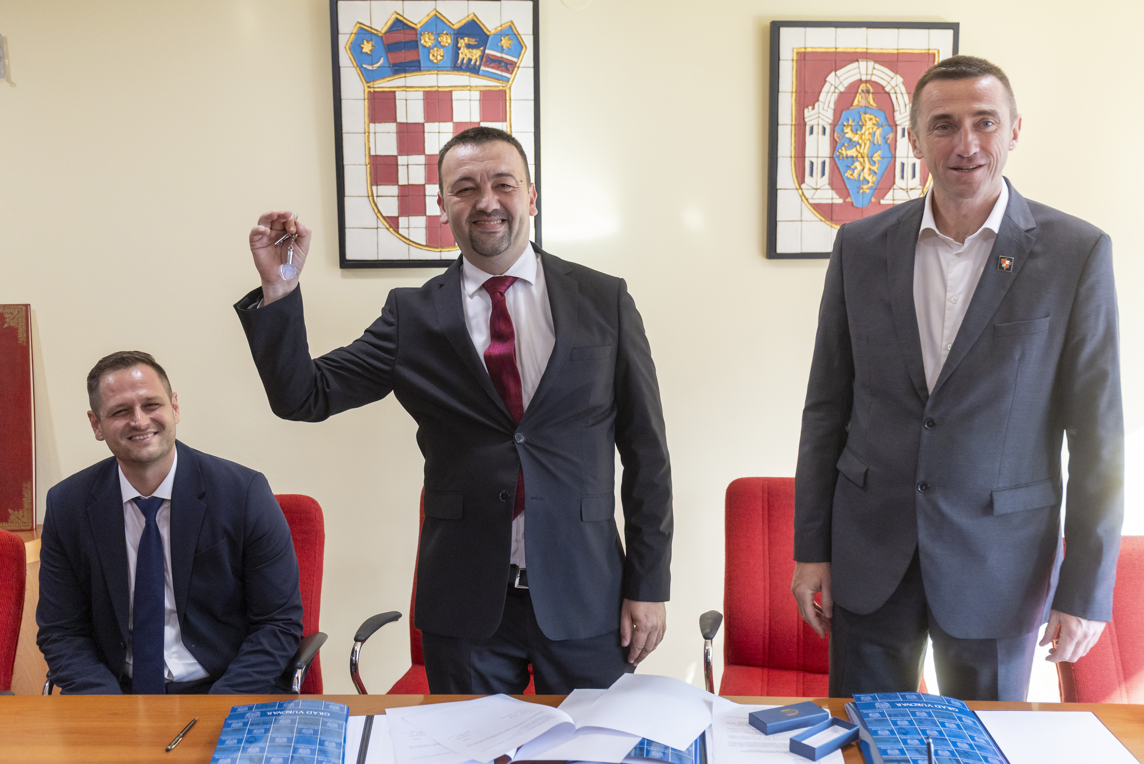 Vedran Pavliček na primopredaji vlasti