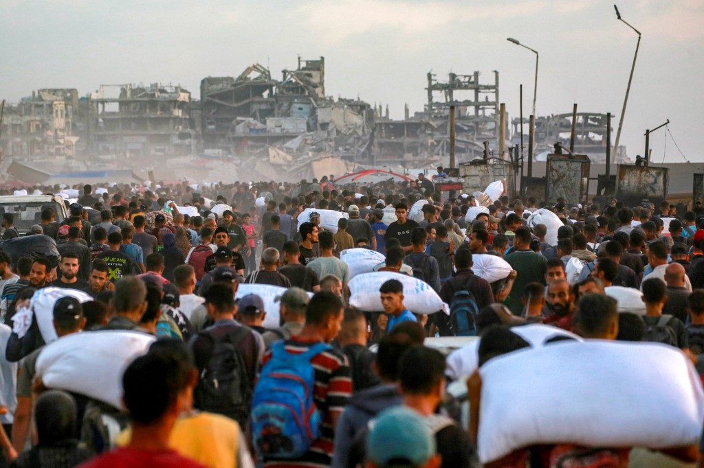 pojas gaze, humanitarna pomoć  aFP
