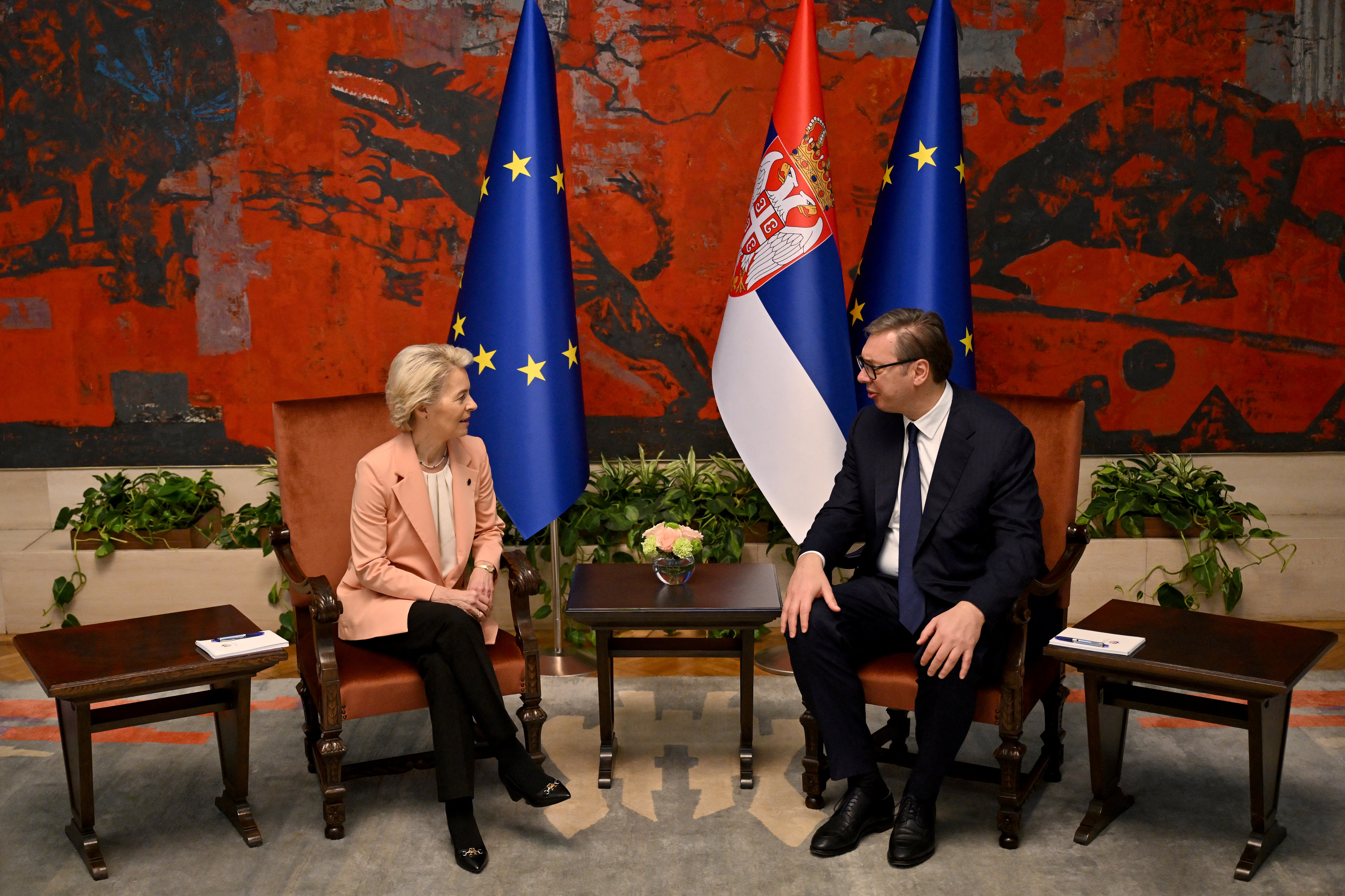 Aleksandar Vučić i Ursula von der Leyen