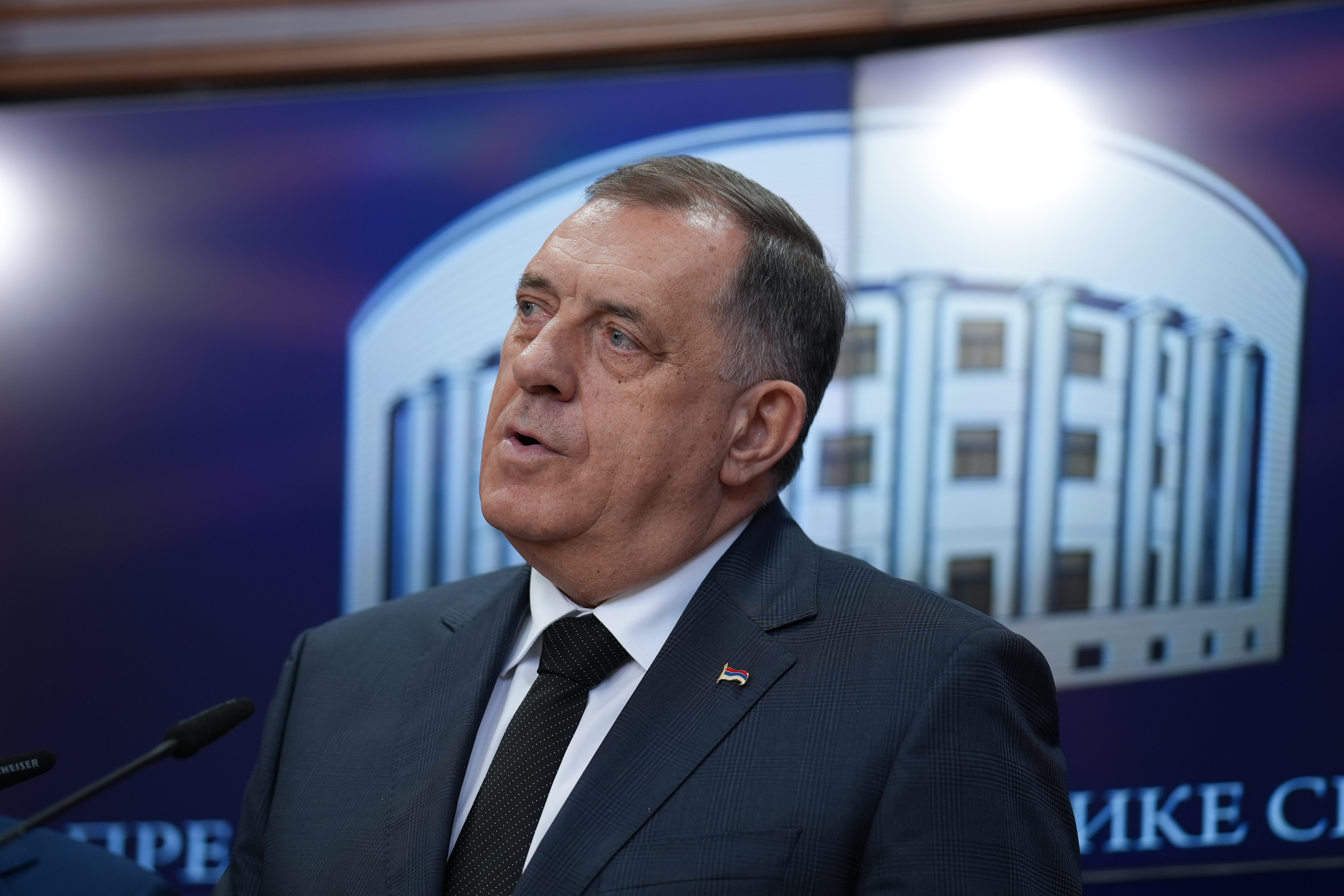 Milorad Dodik na konferenciji za medije