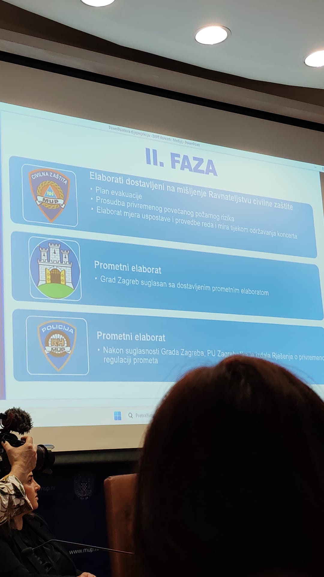 Thompsonov koncert, elaborati