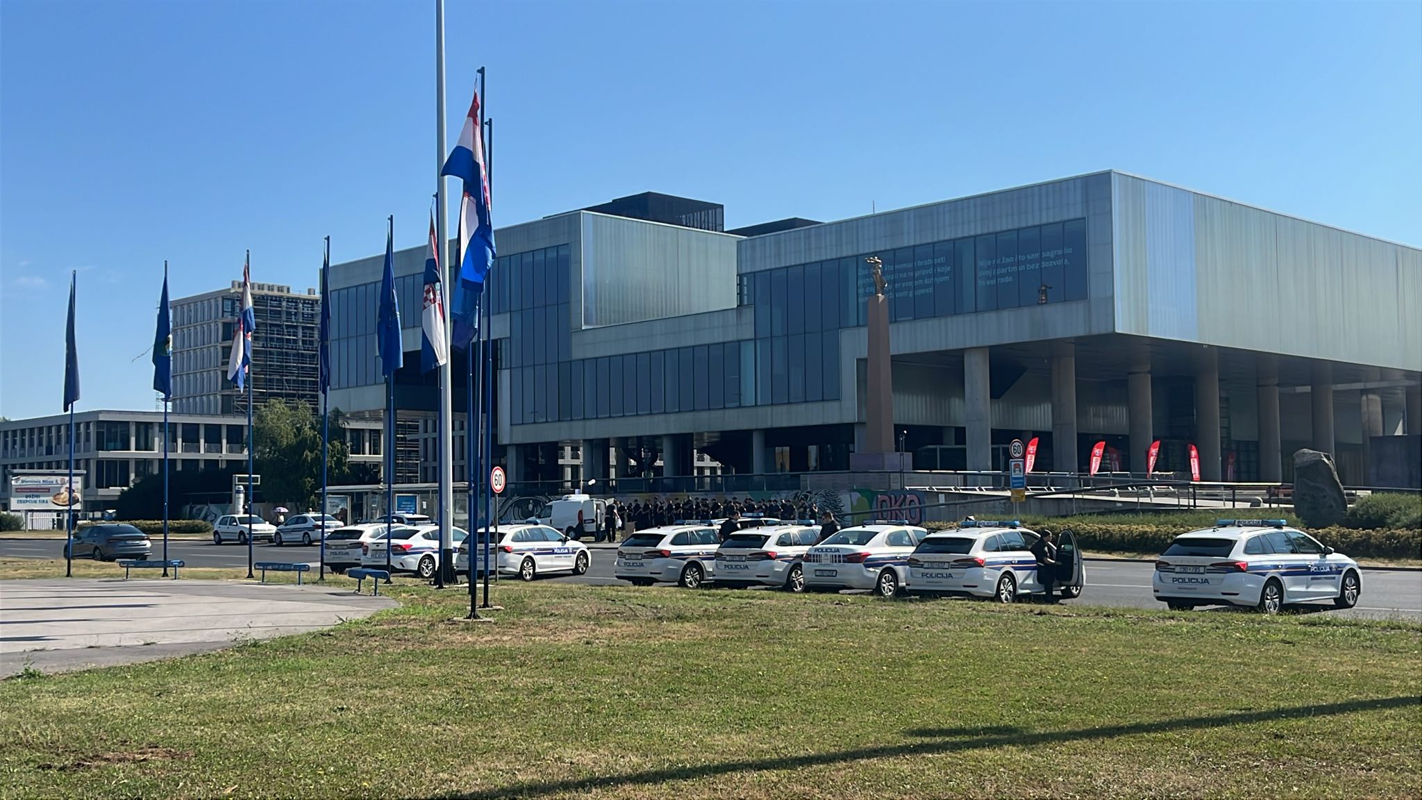 Avenija Dubrovnik na jutro koncerta