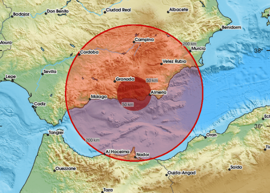 Potres u španjolskoj 14.7.