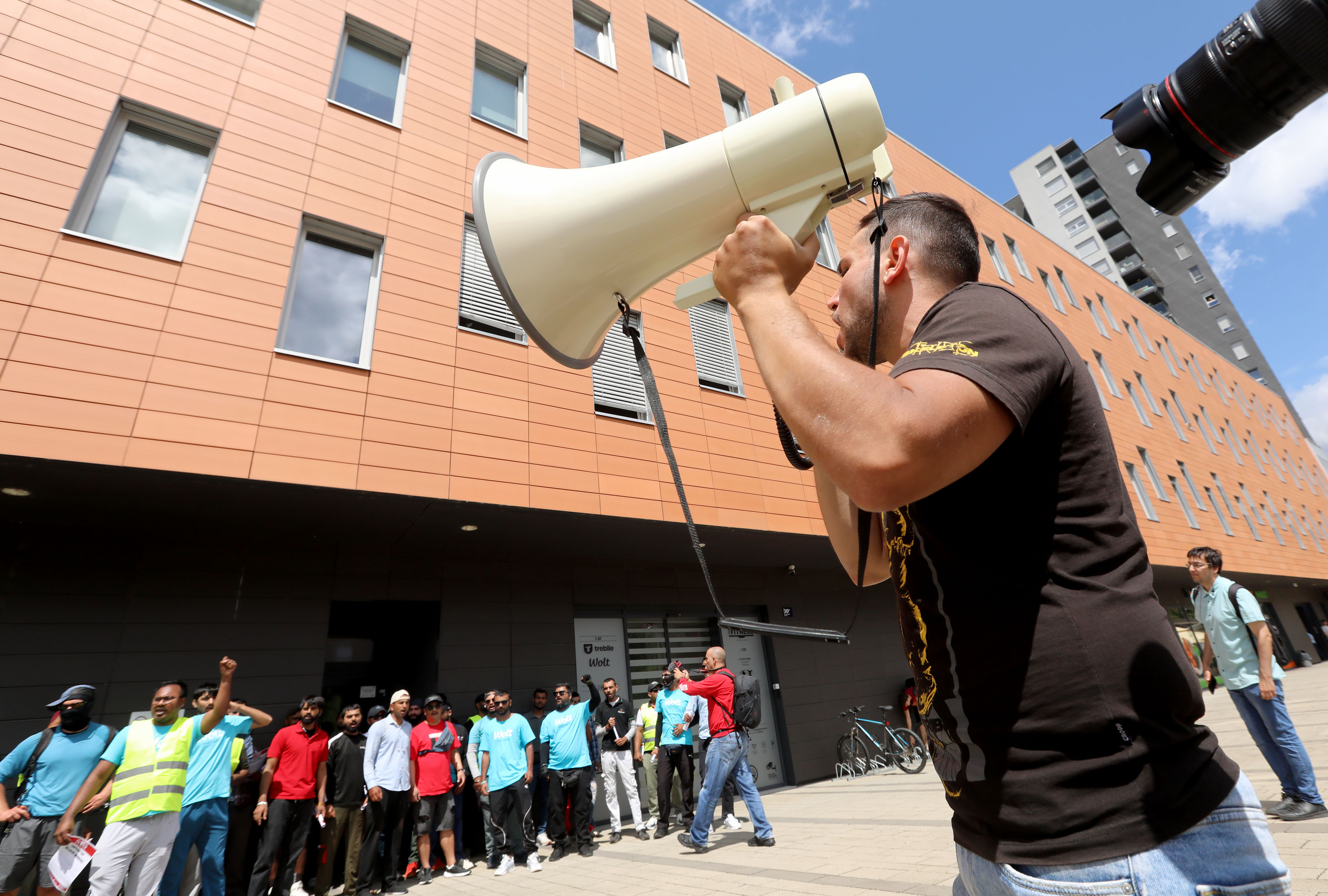 PXL prosvjed dostavljača wolta