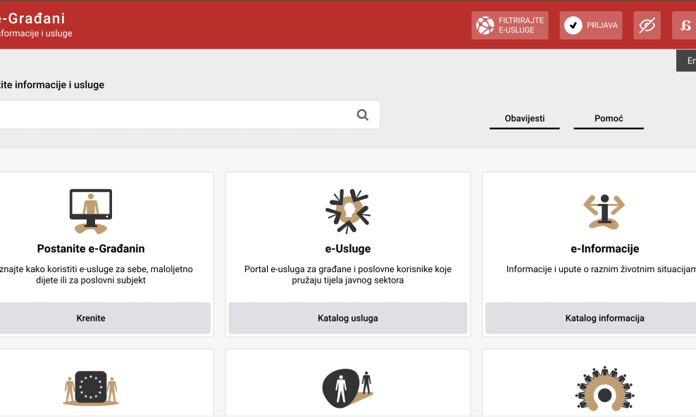 Screenshot / E-građanin