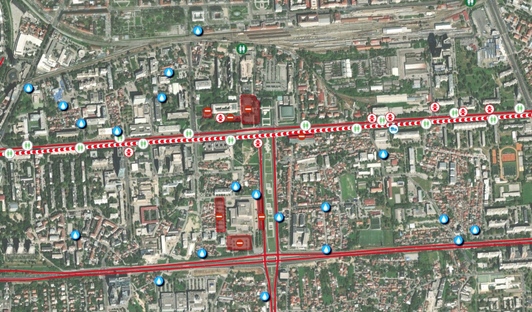 Zagreb mimohod promet