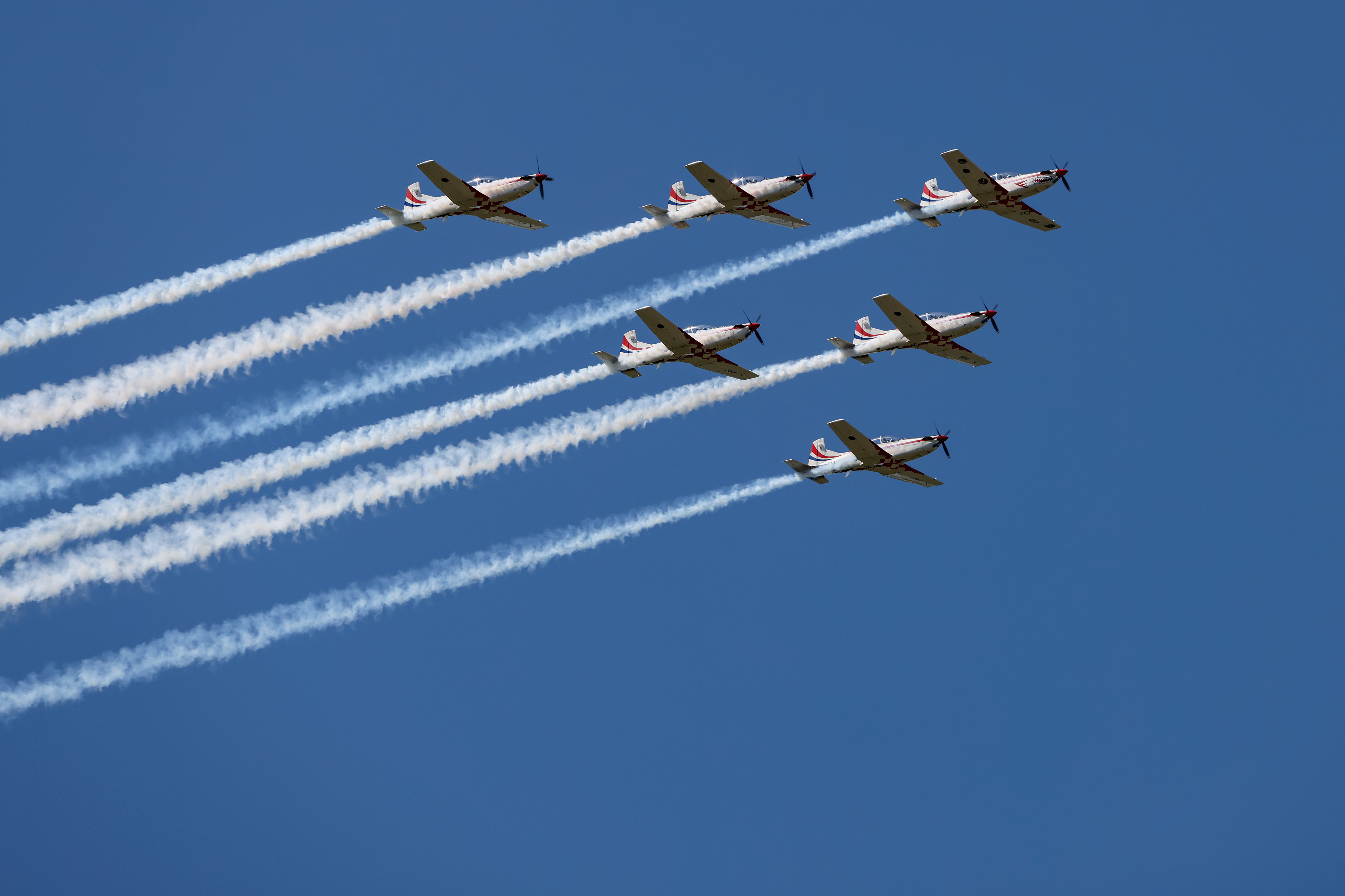 05.08.2025., Knin - Sredisnja proslava povodom 30.obljetnice Vojno-redarstvene akcije Oluja 95. Krila Oluje Photo: Sime Zelic/PIXSELL