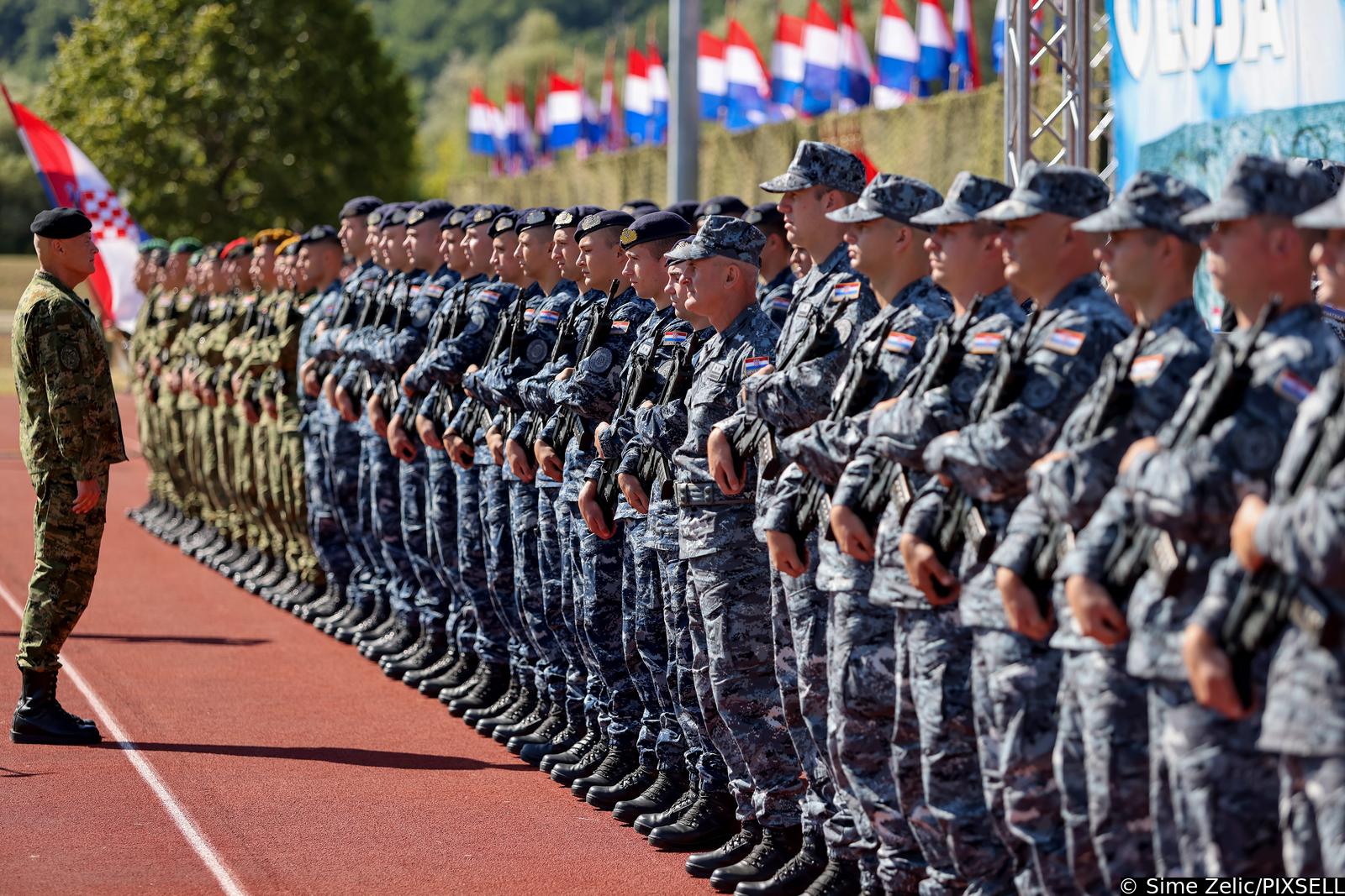 05.08.2025., Knin - Sredisnja proslava povodom 30.obljetnice Vojno-redarstvene akcije Oluja 95 Photo: Sime Zelic/PIXSELL