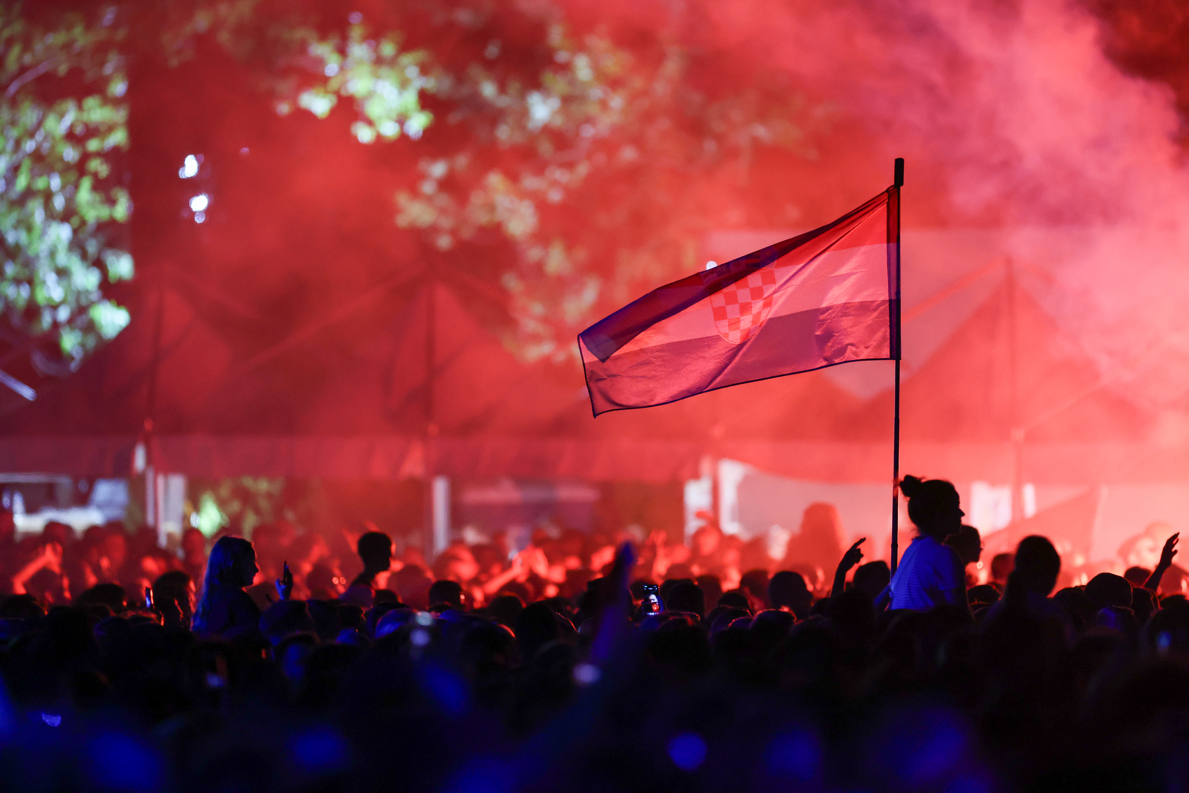 04.08.2025., Sinj - Veliki koncert Marka Perkovica Thompsona u Sinju. Photo: Matija Habljak/PIXSELL
