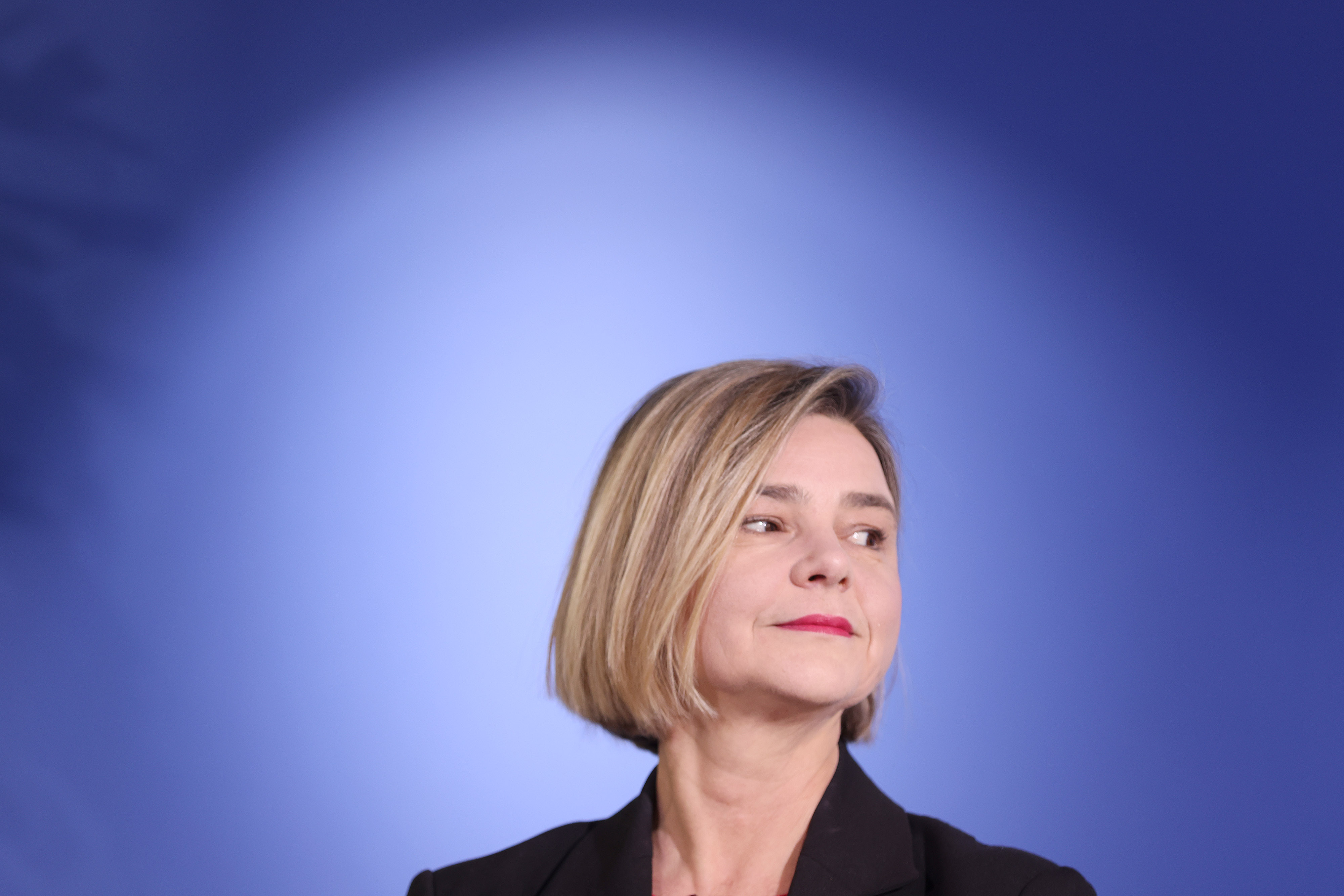 21.01.2025., Zagreb - Na konferenciji za medije kluba zastupnika Mozemo odrzanoj u Saboru o temi „Plenkoviceva inflacija“ govorile su Jelena Milos i Sandra Bencic. Photo: Patrik Macek/PIXSELL