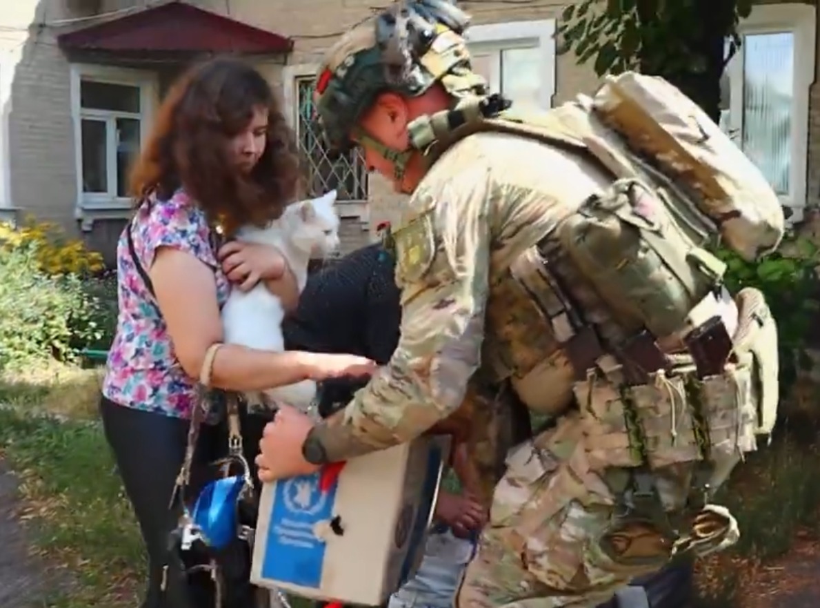 evakuiranje civila iz donetska