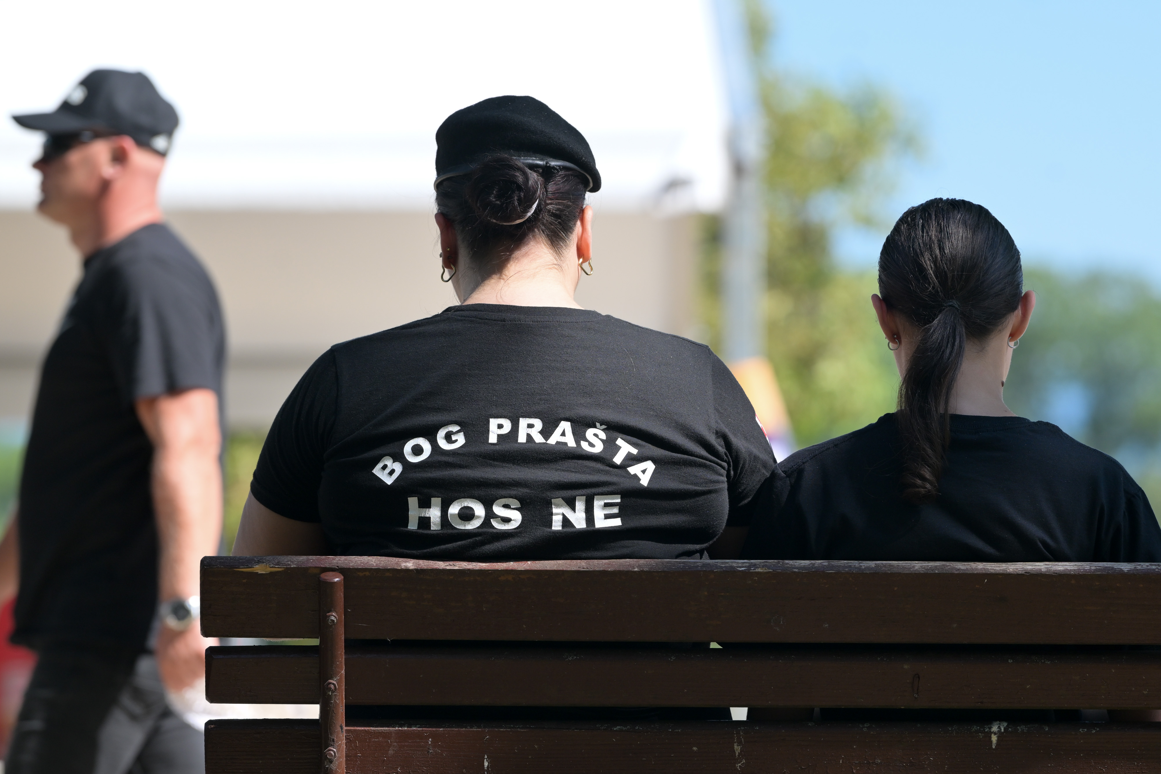 05.07.2025., Zagreb - Obozavatelji u fan zoni na Bundeku uoci koncerta Marka Perkovica Thompsona na Hipodromu. Photo: Sandra Simunovic/PIXSELL