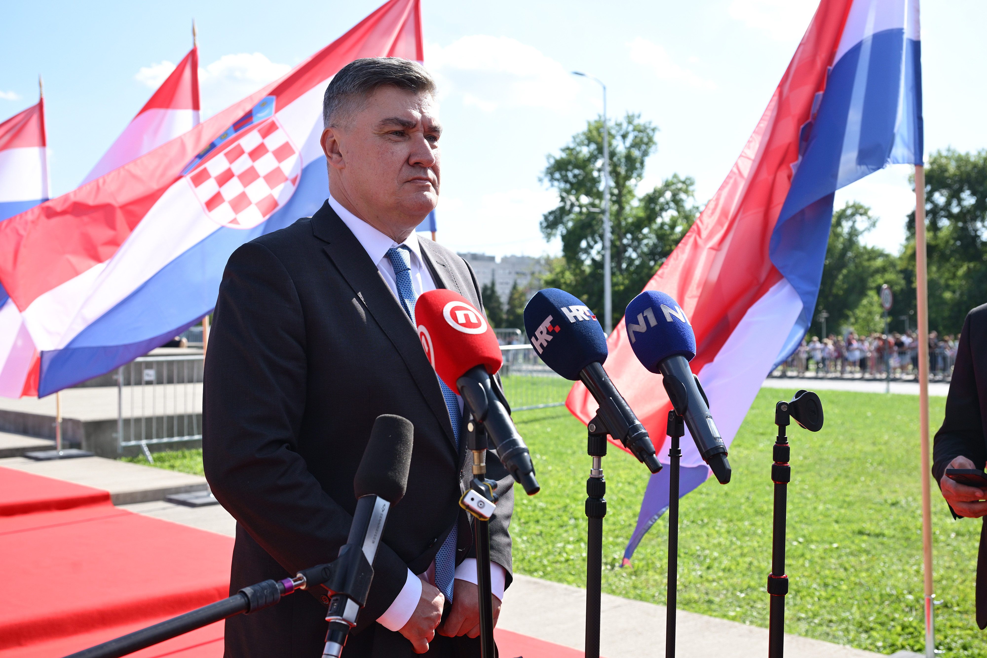 31.07.2025., Zagreb - U povodu obiljezavanja 30. obljetnice vojno-redarstvene operacije Oluja odrzan je svecani vojni mimoh Photo: Neva Zganec/PIXSELL