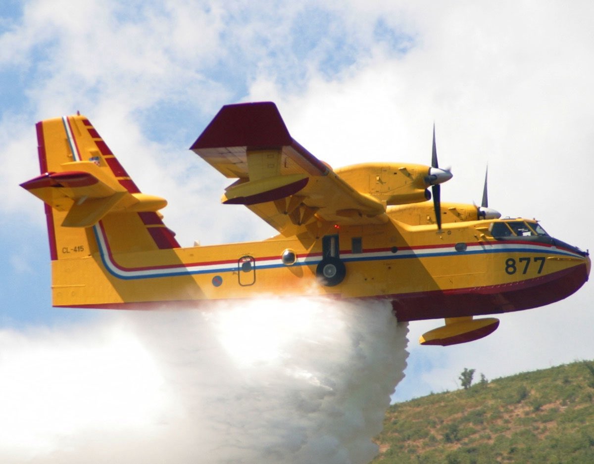 kanader gasi požar kod marčane u istri