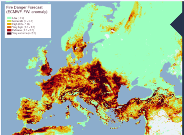 copernicus eu, požari