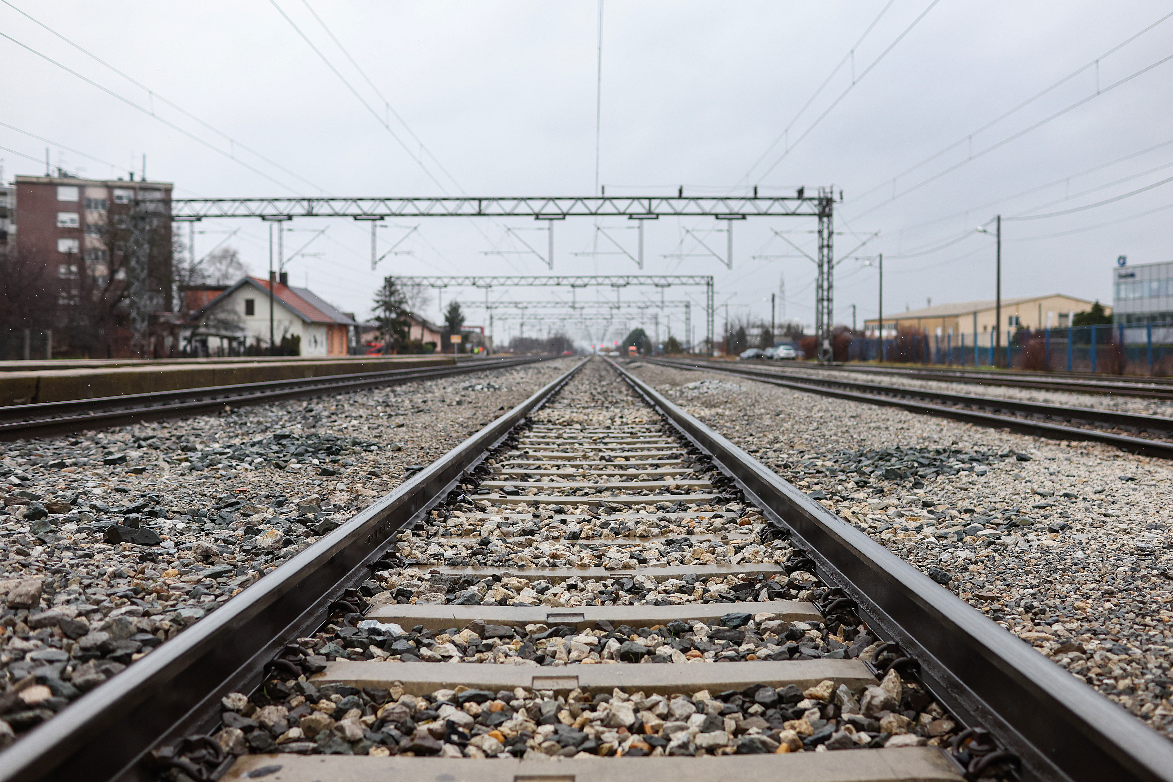 27.02.2025., Zeljeznicki kolodvor Sesvete, Sesvete, Zagreb - Zeljeznicki kolodvor Sesvete. Photo: Goran Stanzl/PIXSELL