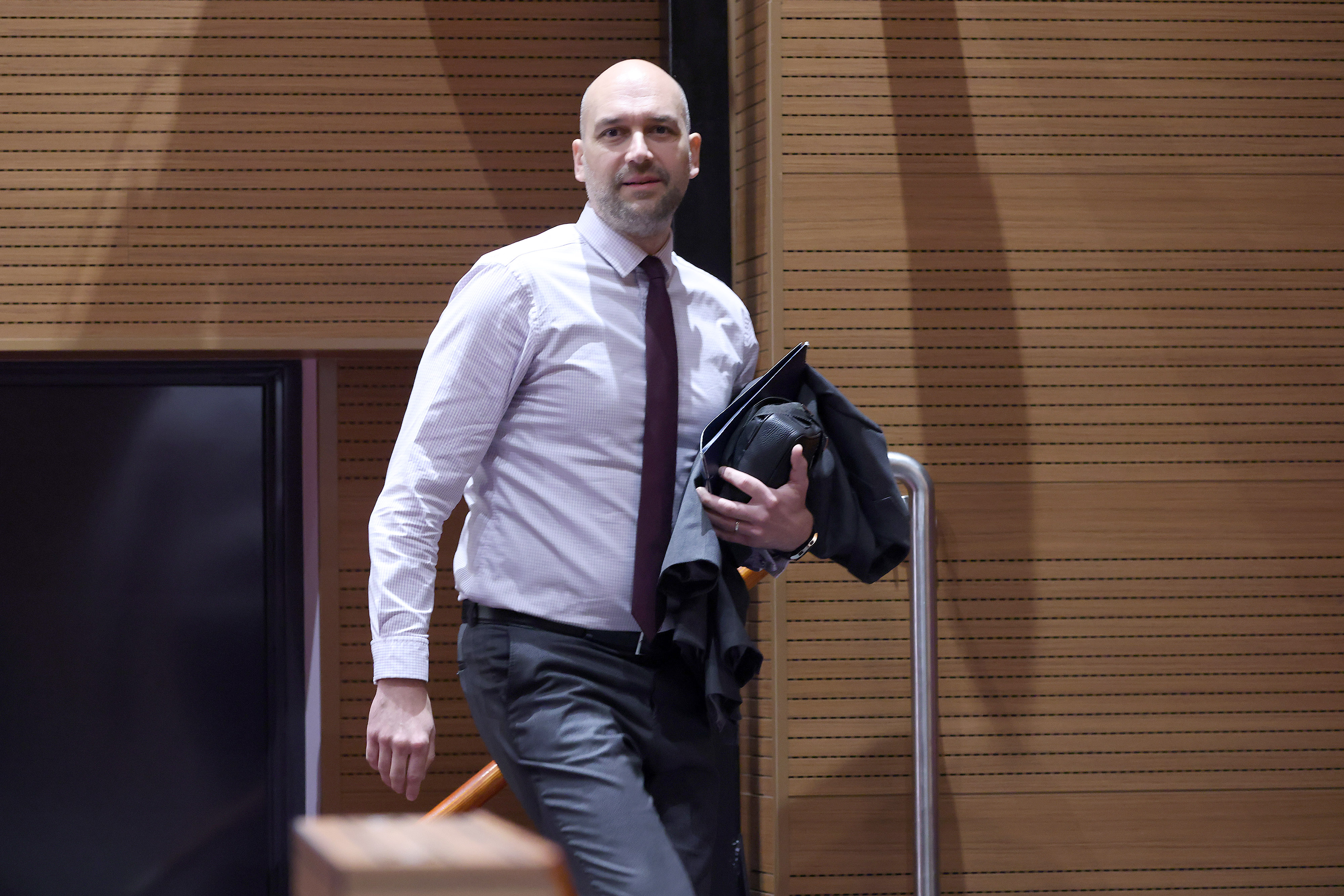 2702.2025., Zagreb - Sjednica Sabora nastavljena je raspravom o Godisnjem izvjescu o drzavnim potporama za 2023. godinu podnositeljice Vlade Republike Hrvatske. Photo: Patrik Macek/PIXSELL