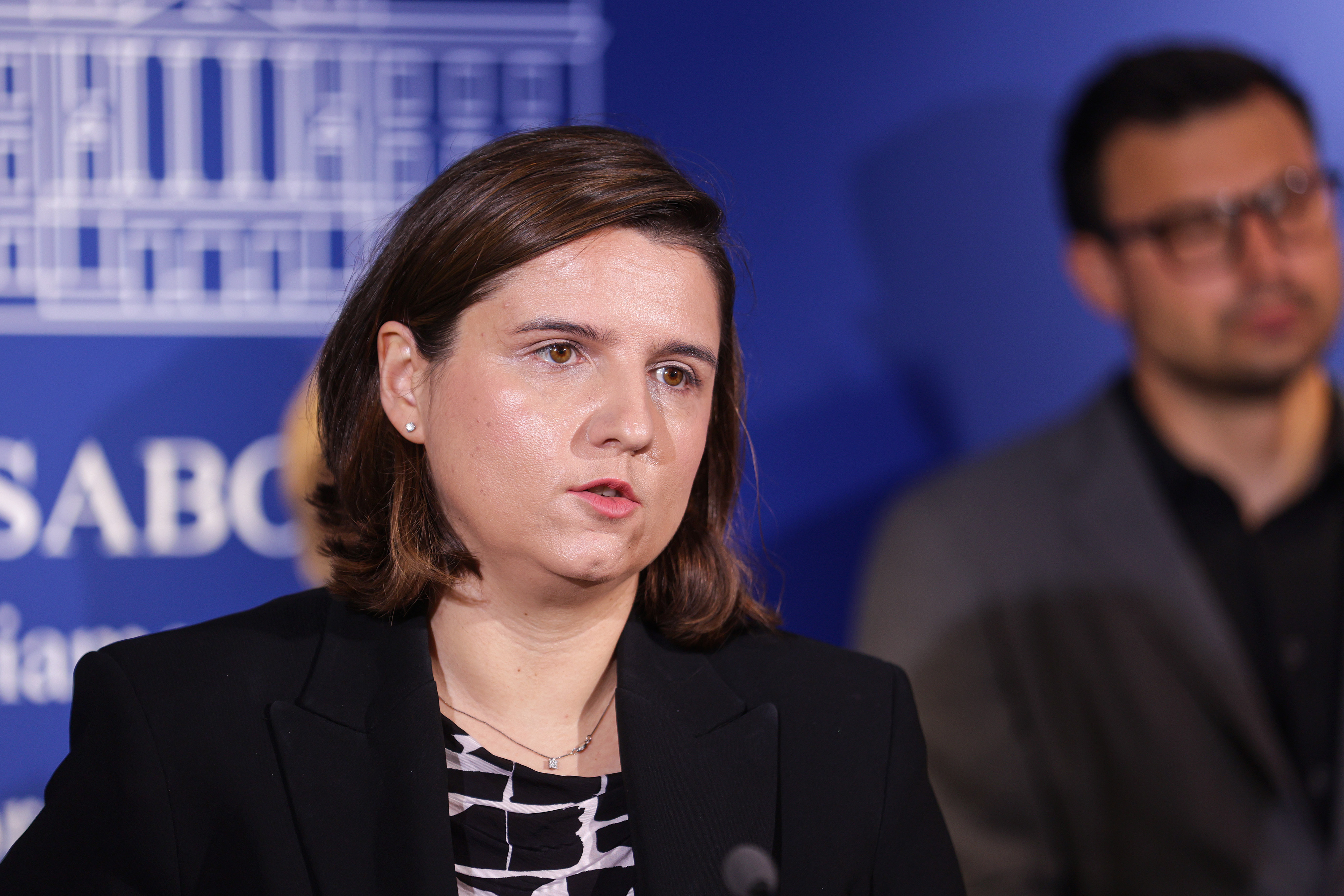 26.06.2025., Zagreb - Zastupnici Mozemo! Damir Bakic, Sandra Bencic i Jelena Milos odrzali su konferenciju za medije