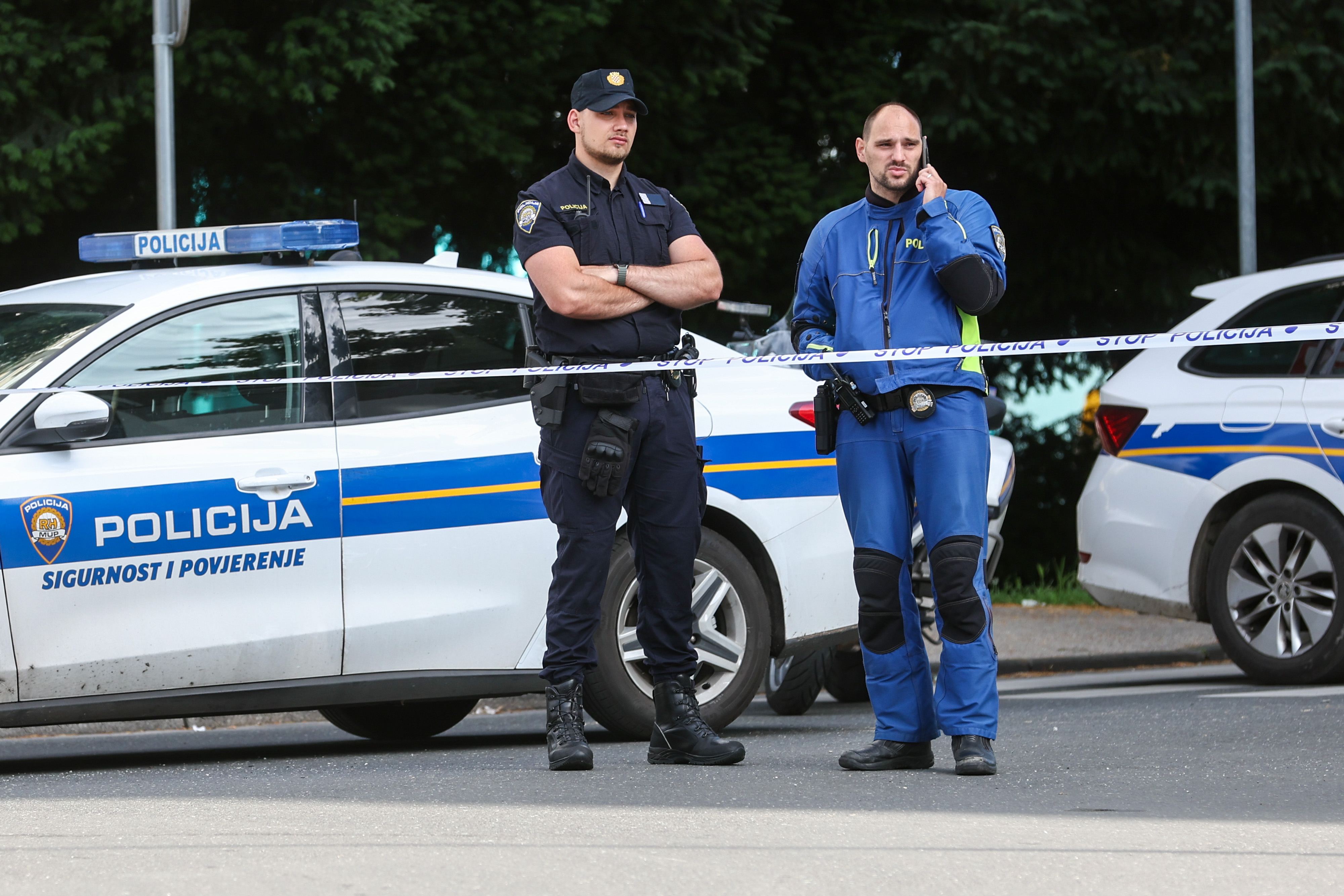 27.05.2025. Zagreb - Sinoć je oko 2:50 sati u Ulici Slavenskog u Zagrebu bačena eksplozivna naprava, zbog čega je došlo do oštećenja inventara i stakala na dva ugostiteljska objekta. U eksploziji nitko nije ozlijeđen. Photo: Igor Kralj/PIXSELL