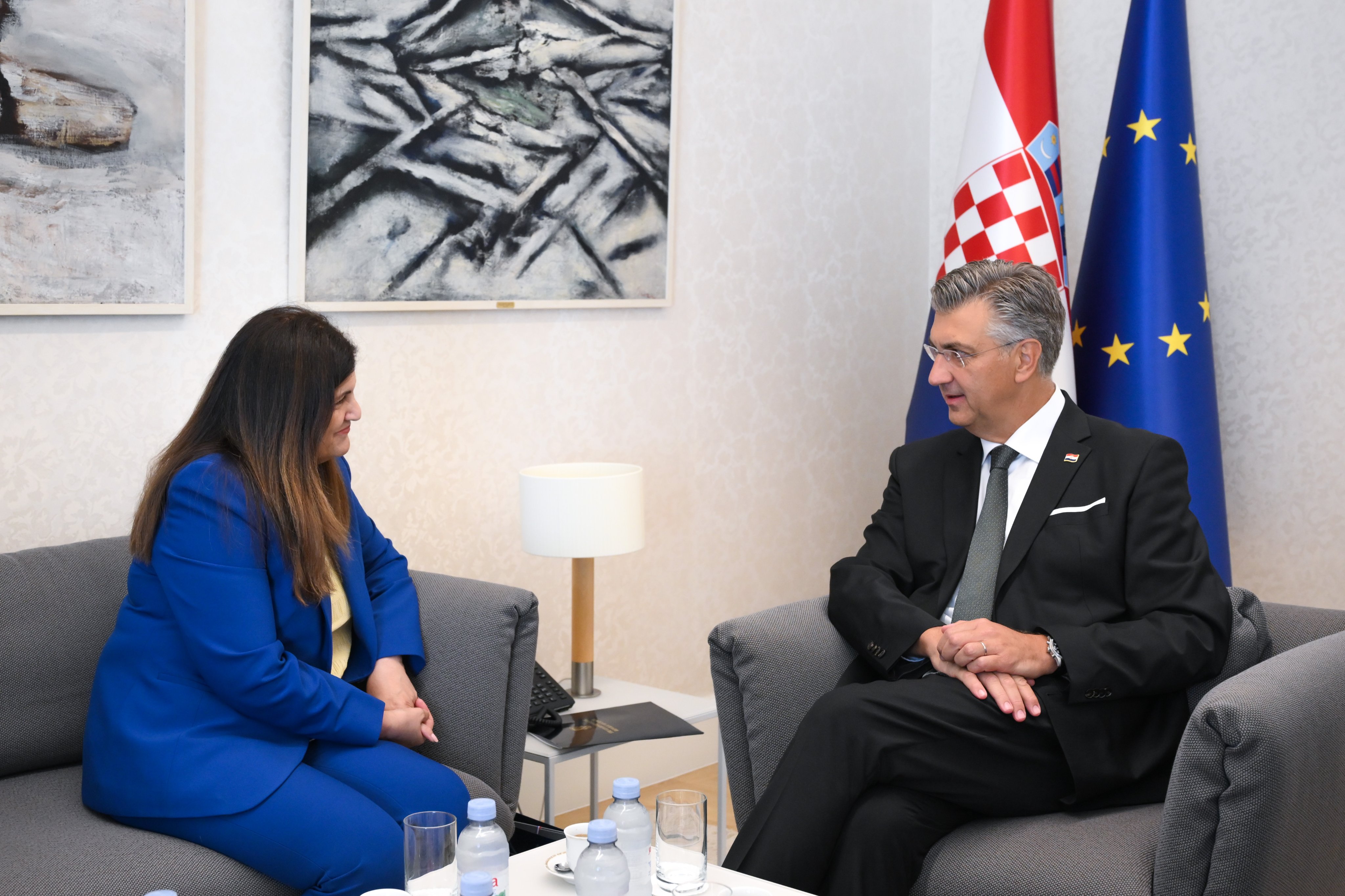 Andrej Plenković i Varsen Aghabekian