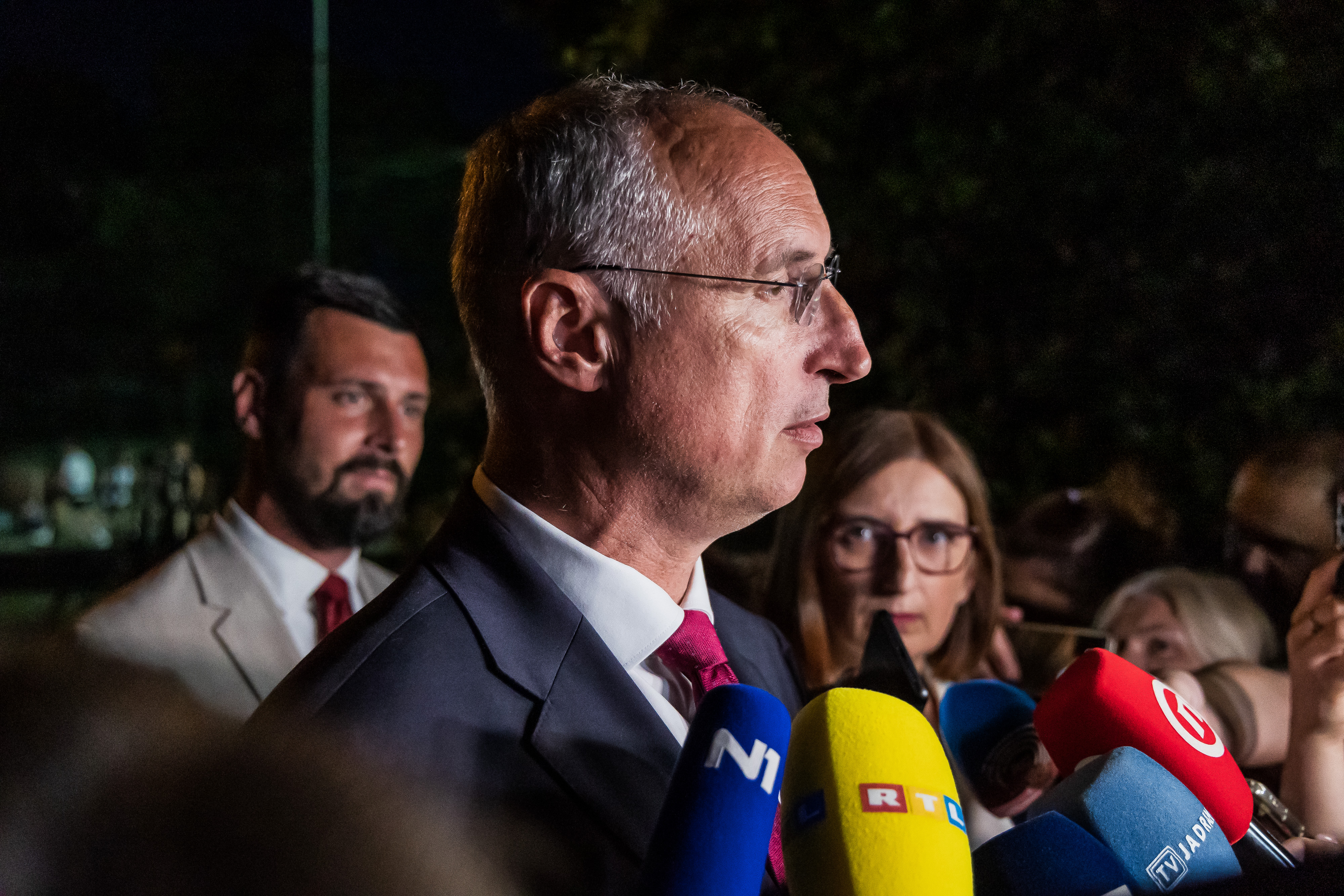 01.06.2025., Split -  Ivica Puljak priznao poraz i cestitao Suti na izbornim rezultatima. Photo: Zvonimir Barisin/PIXSELL