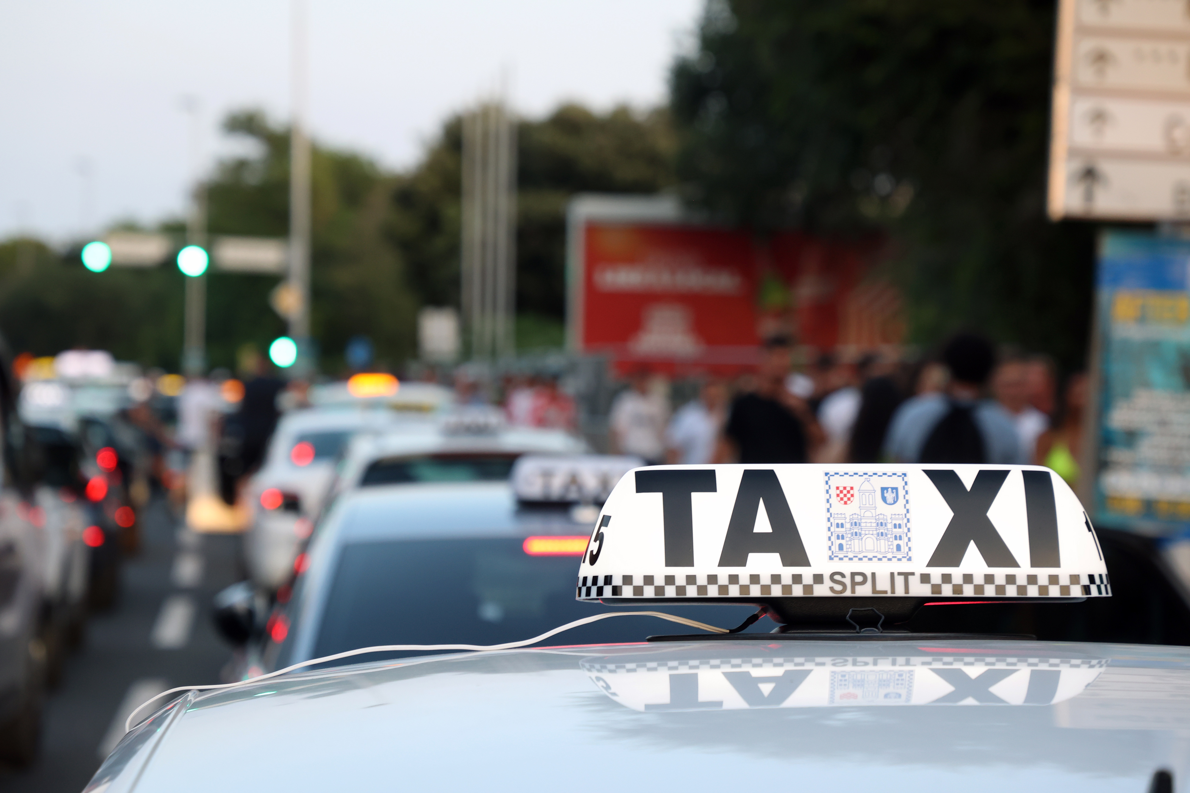 09.07.2023; Split- zadnji dan Ultra festivala, na izlazu partijanere cekaju kolone taxista Photo: Ivana Ivanovic/PIXSELL