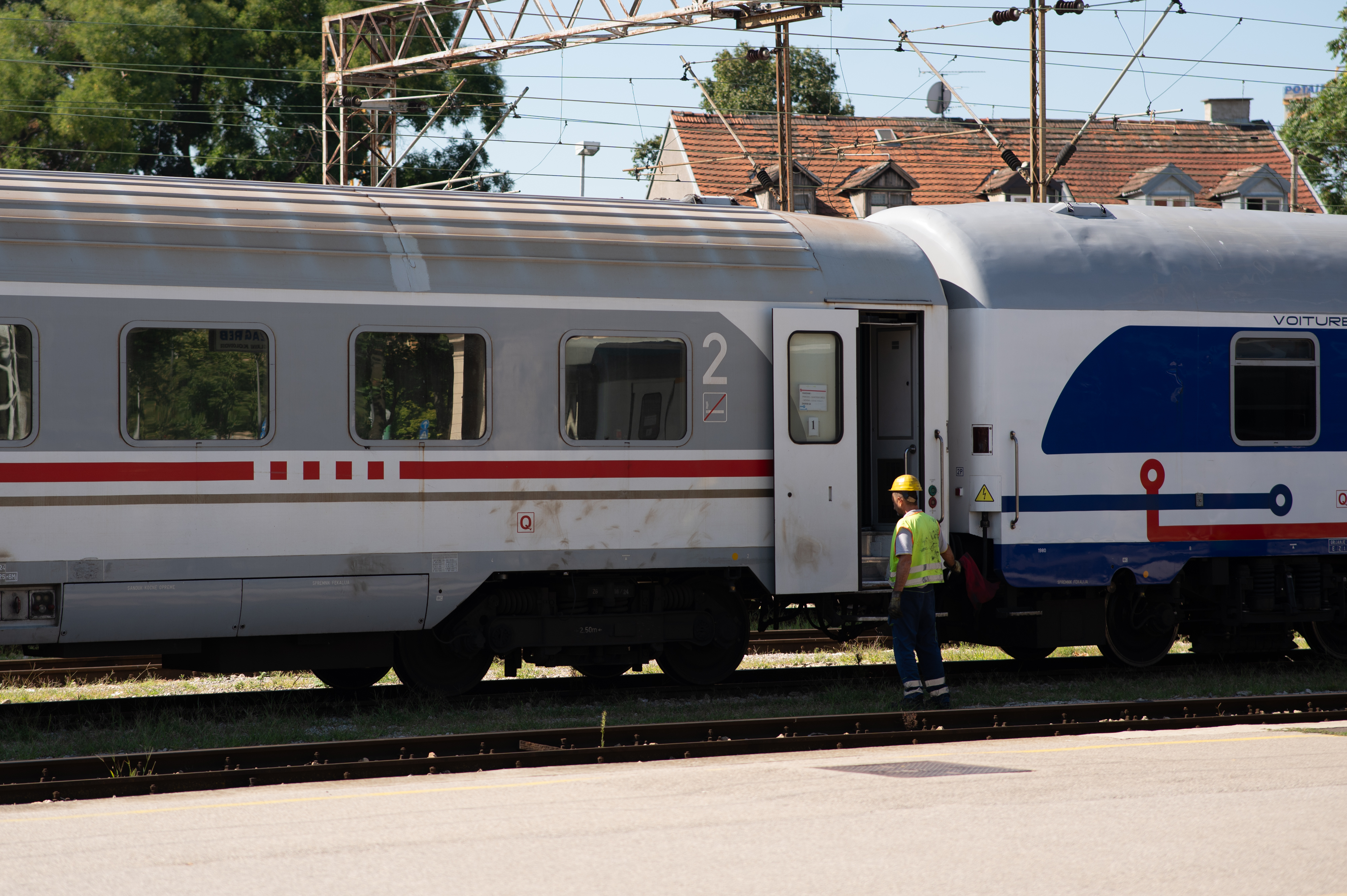 26.08.2025., Glavni kolodvor, Zagreb - Muskarac stradao na kolodvoru, pregazio ga vlak. Photo: Luka Antunac/PIXSELL
