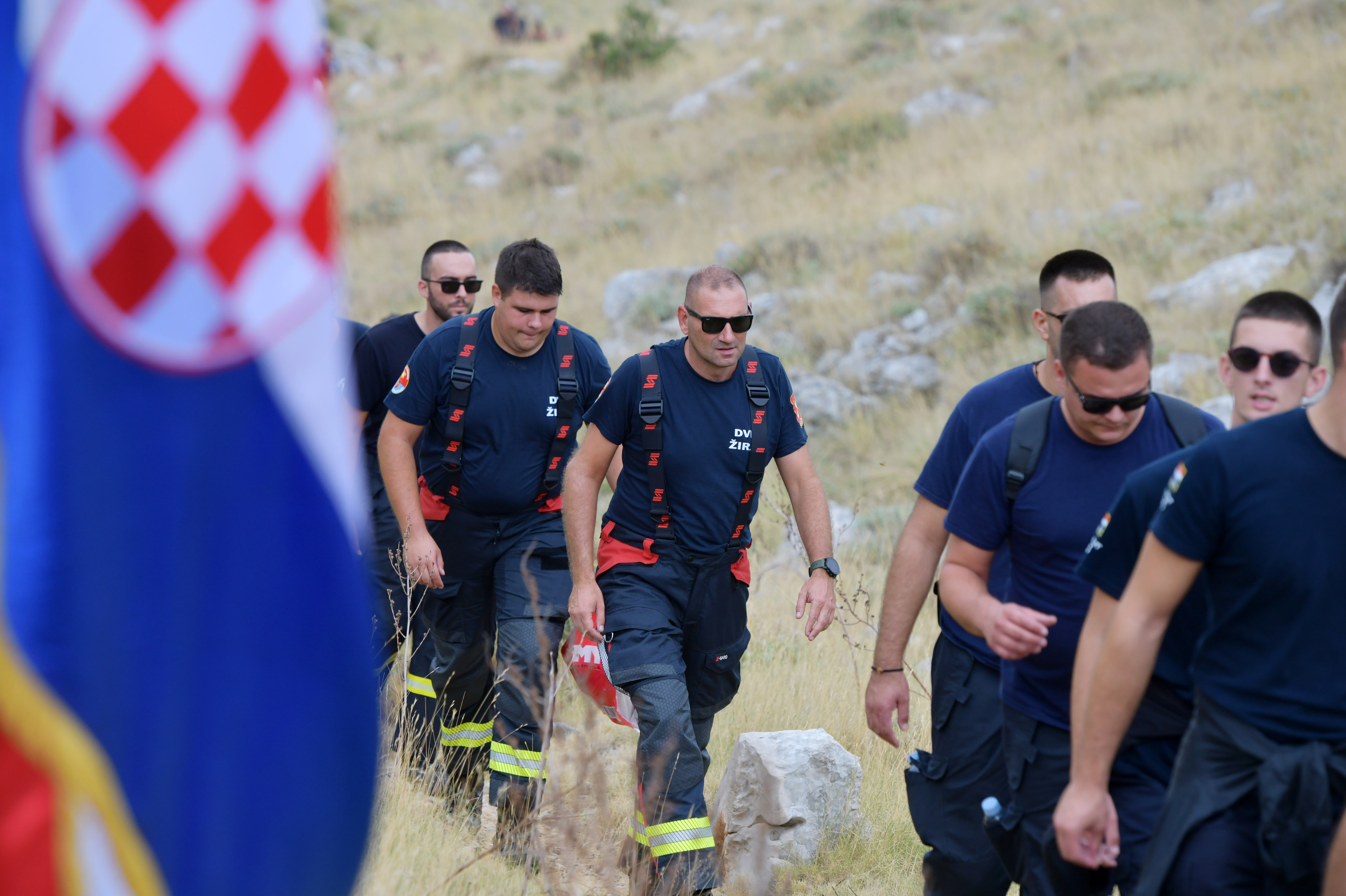 30.08.2025., Kornat - 18.Obljetnica kornatske tragedije, u kojoj je 30. kolovoza 2007. godine stradalo 12 vatrogasaca iz Sibenika, Vodica i Tisnog. Photo: Hrvoje Jelavic/PIXSELL