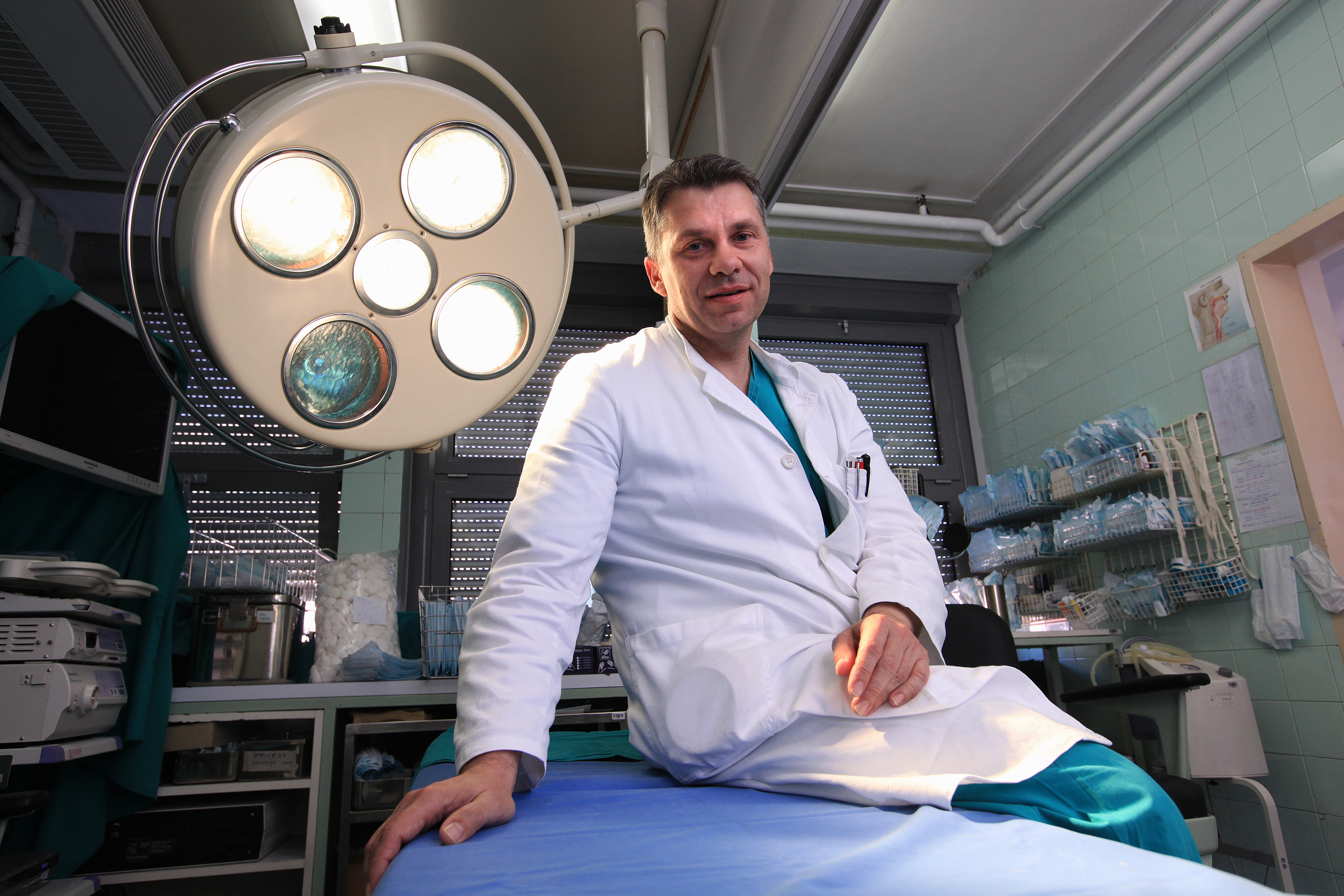 26.05.2011.Zagreb - Institut za Tumore, prim.dr. Renato Janusic specijalist otorinolaringologije, kirurg glave i vrata