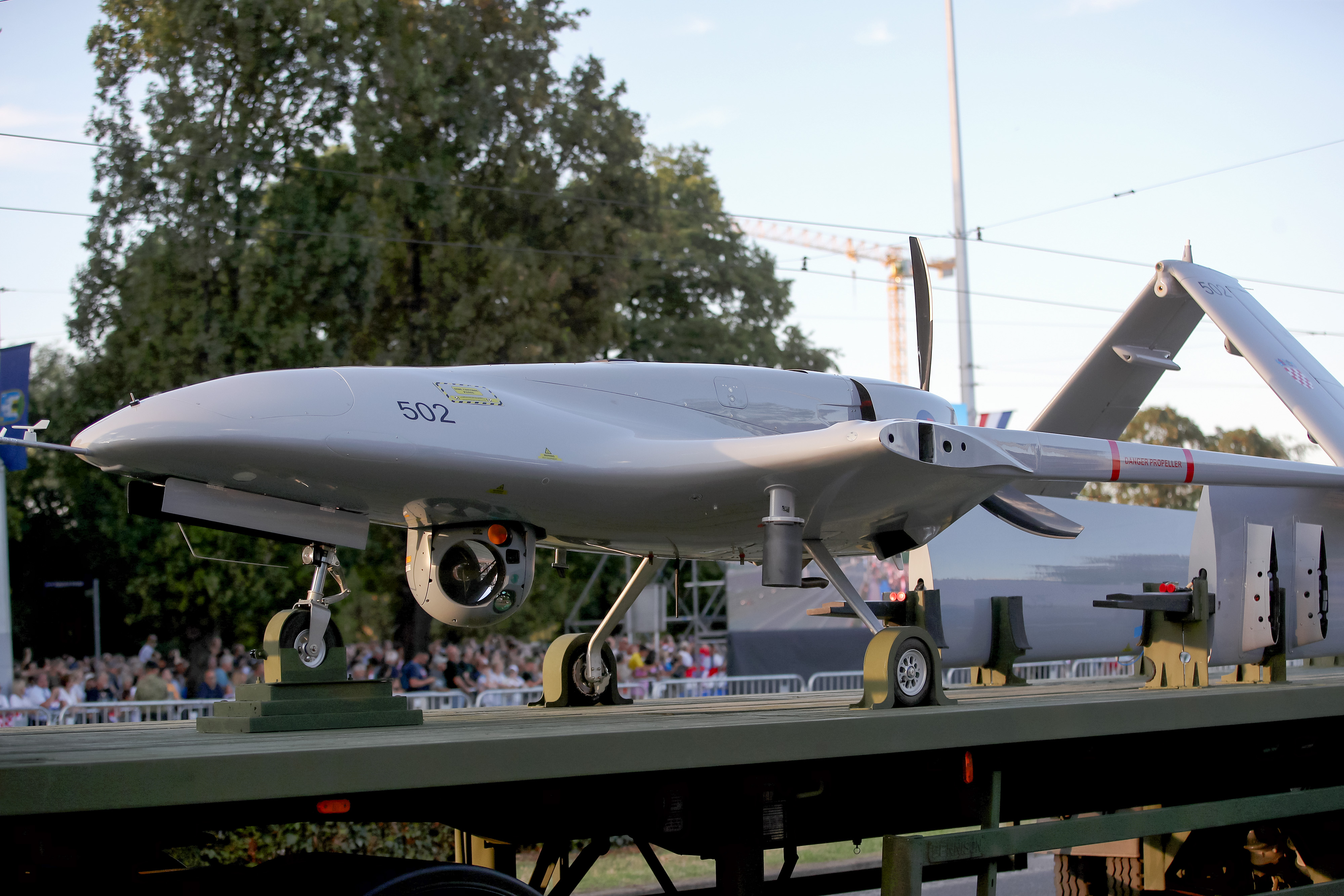 31.07.2025., Zagreb - U povodu obiljezavanja 30. obljetnice vojno-redarstvene operacije Oluja odrzan je svecani vojni mimohod. Photo: Zeljko Lukunic/PIXSELL