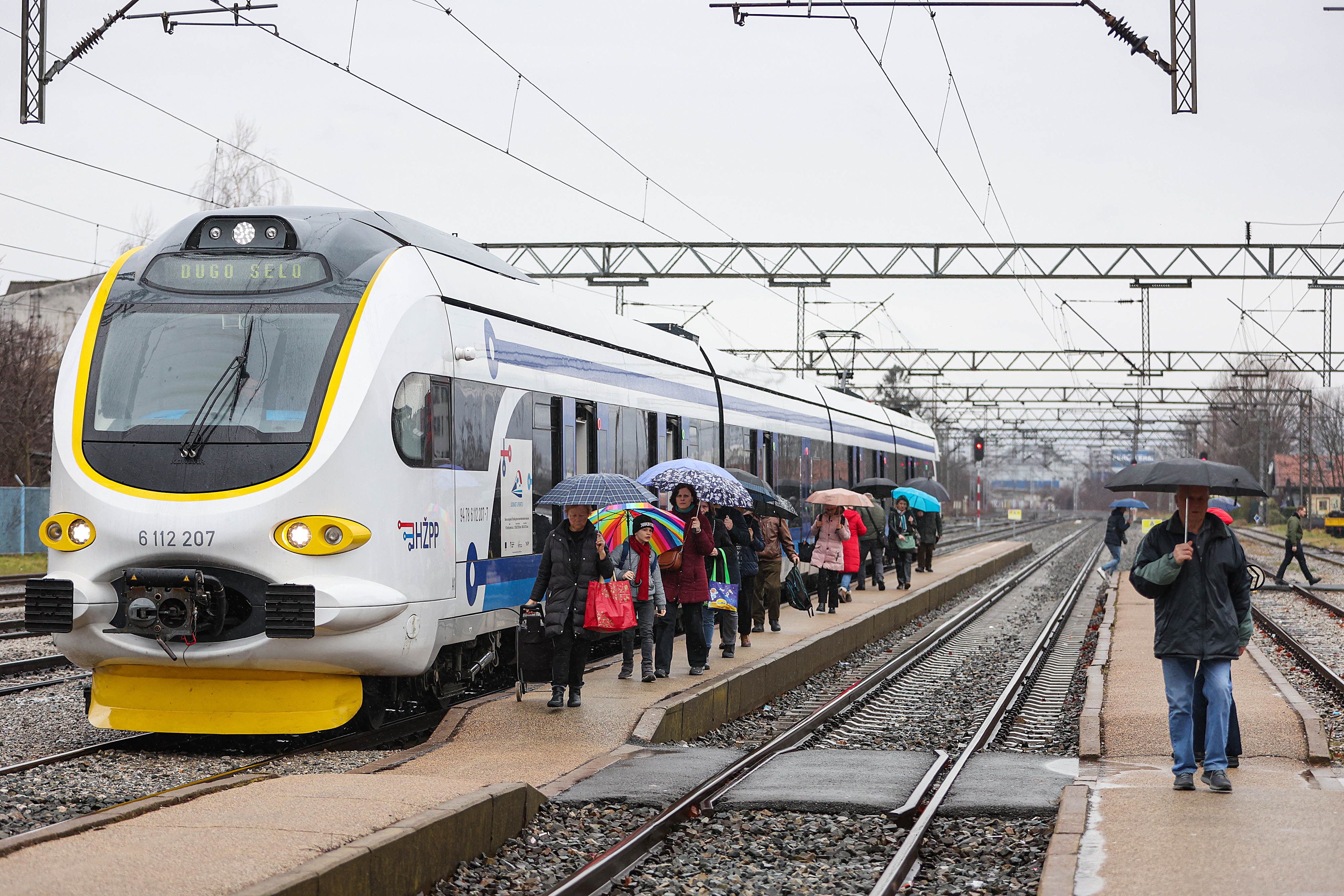 27.02.2025., Zeljeznicki kolodvor Sesvete, Sesvete, Zagreb - Zeljeznicki kolodvor Sesvete. Photo: Goran Stanzl/PIXSELL