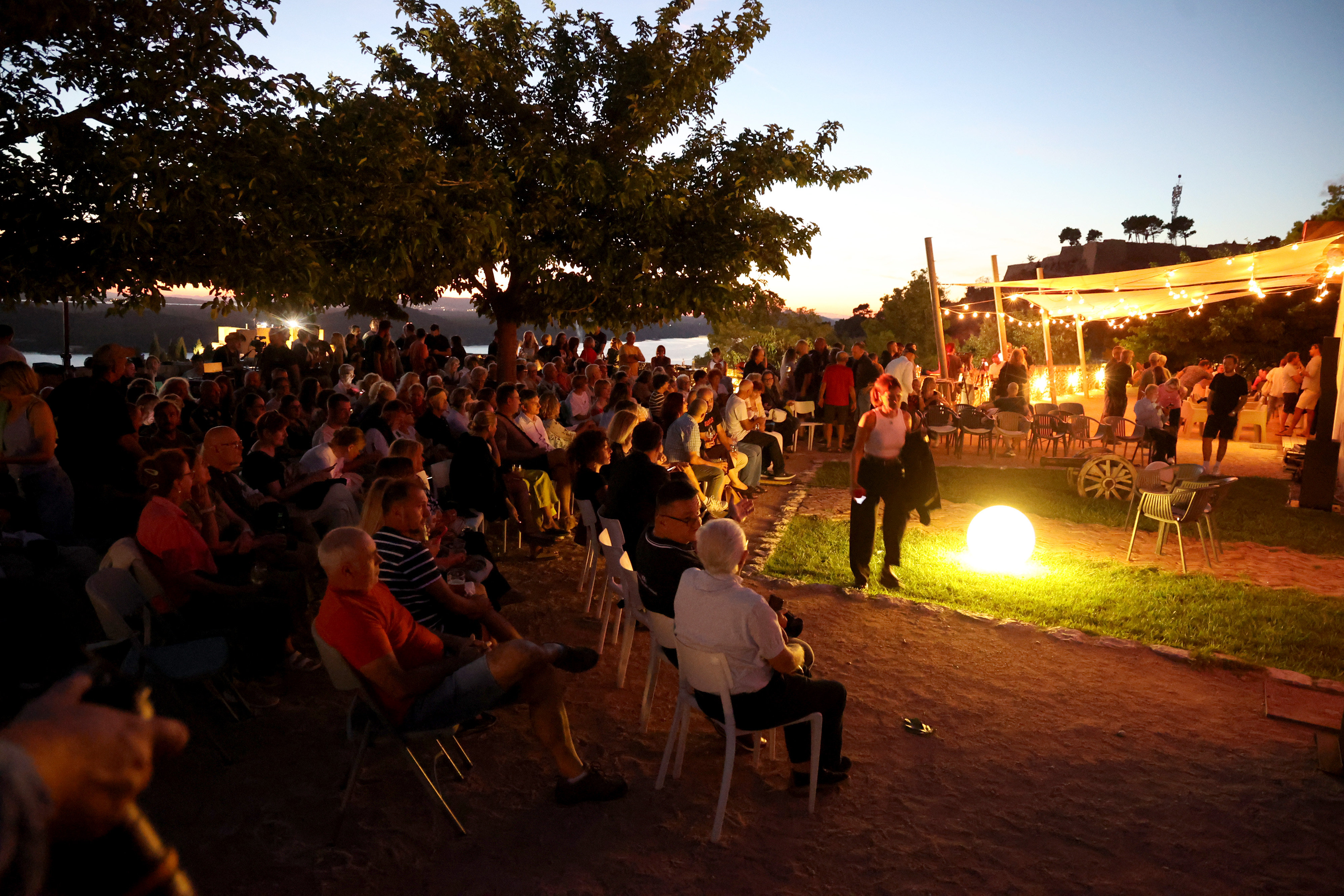 03.09.2025., Sibenik - Otvorenje Falis-a, Festivala alternative i ljevice Sibenika u Tvrdjavi Barone. Photo: Dusko Jaramaz/PIXSELL