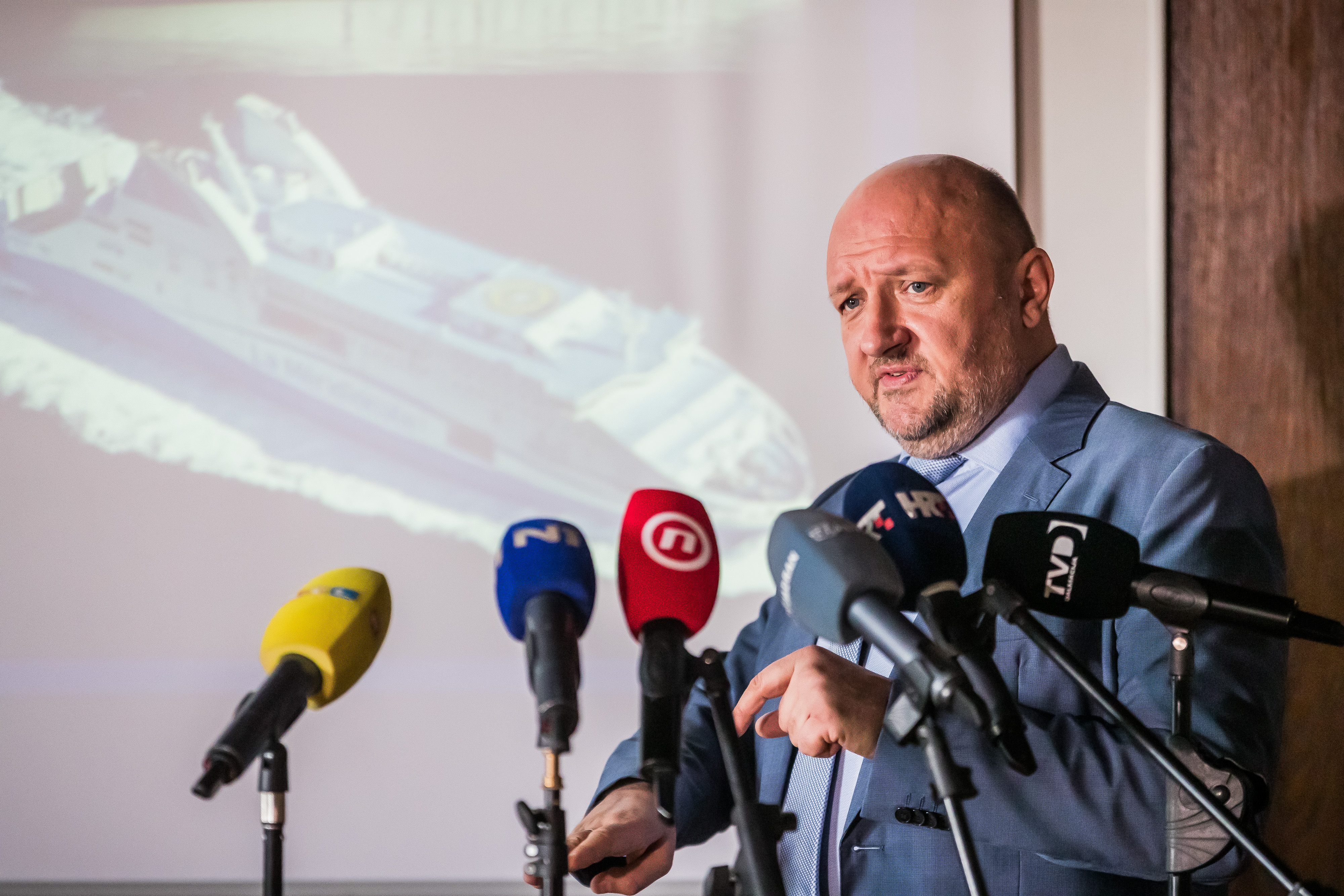 04.09.2025., Split.  - Tomislav Debeljak, vlasnik Brodosplita odrzao je izlaganje u trajanju od 40 minuta i odgovarao na pitanja novinara.  Photo: Zvonimir Barisin/PIXSELL