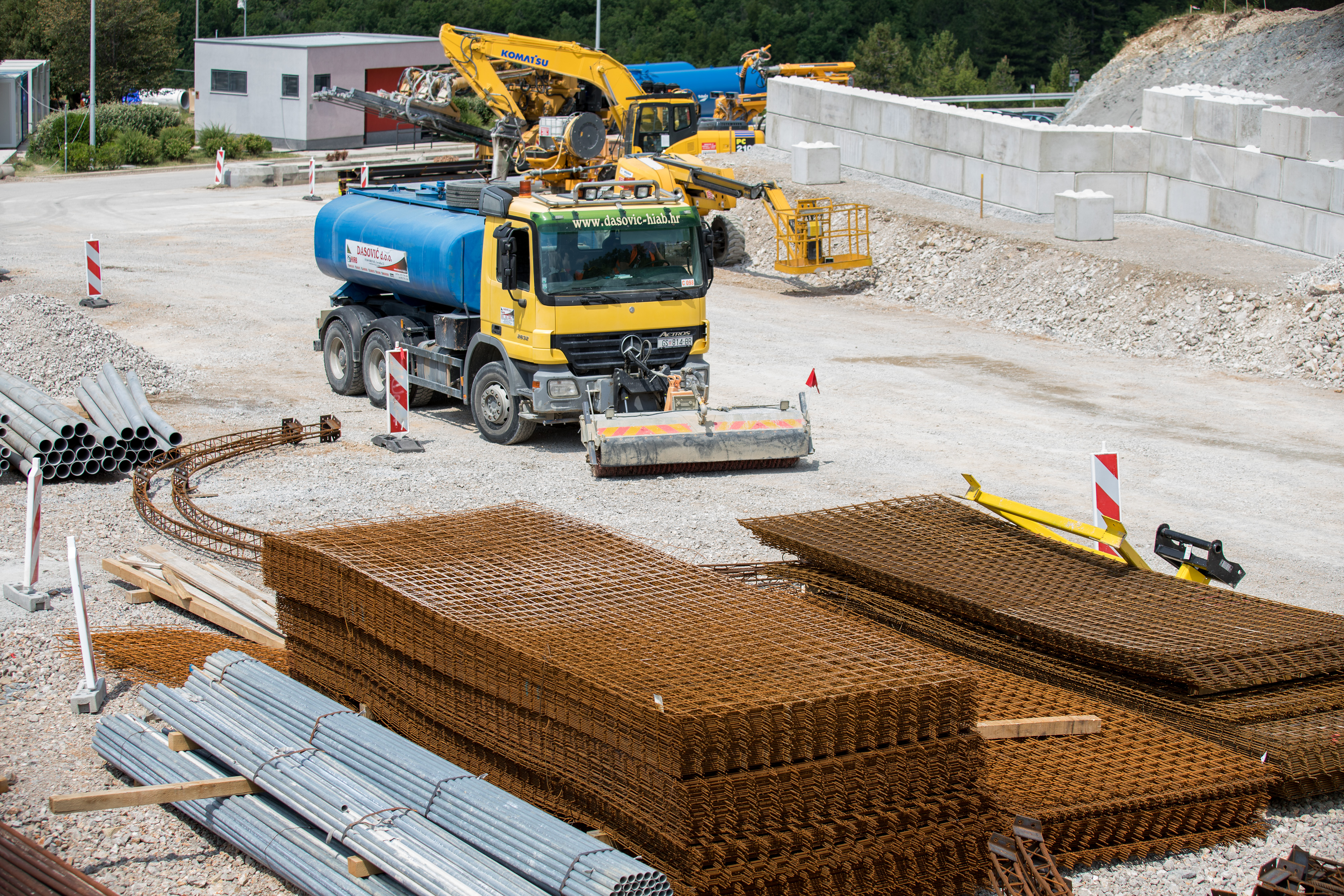 21.07.2021., Ucka - Radovi na probijanju druge cijevi tunela Ucka