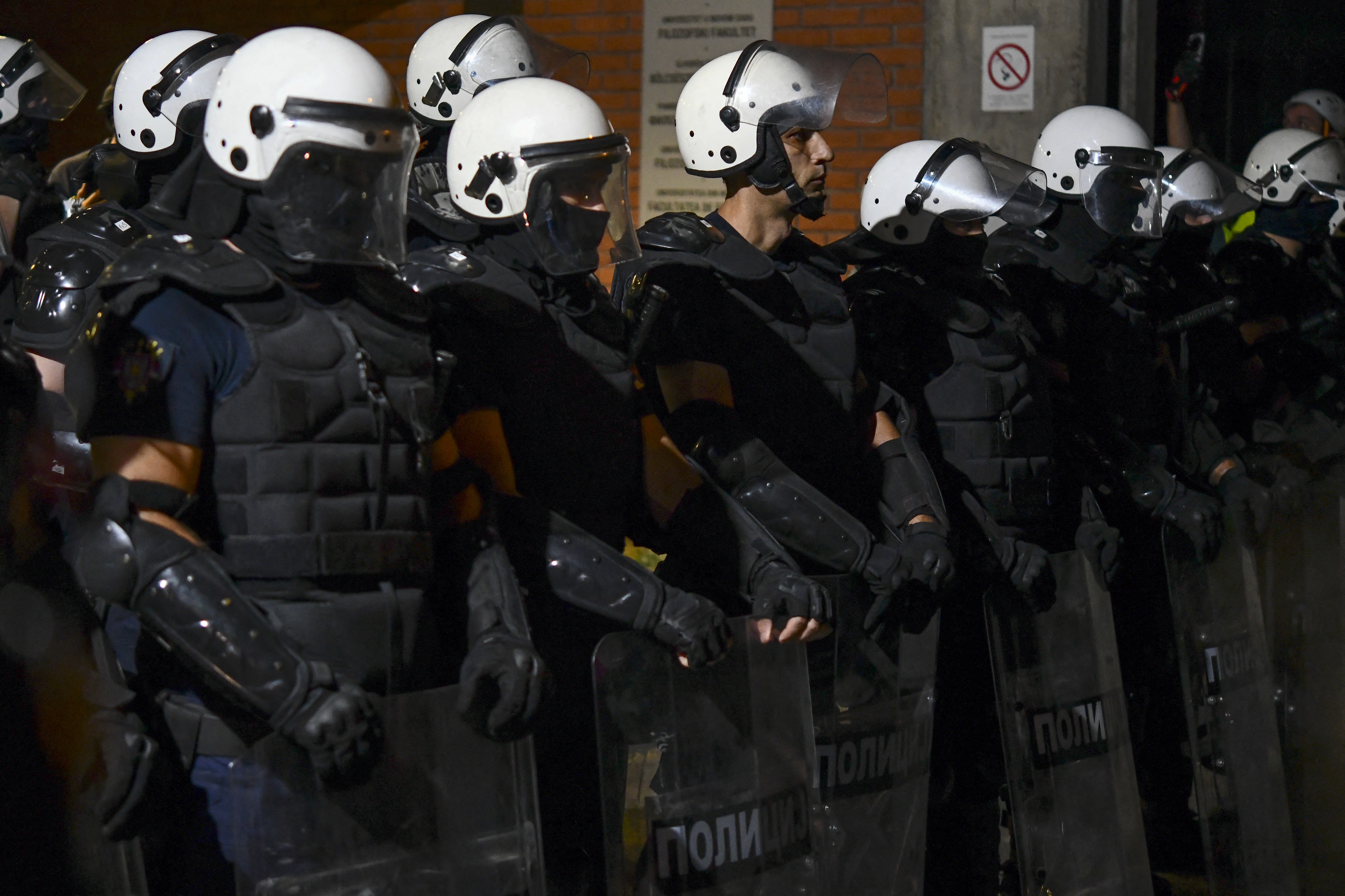 policija srbija- AFP