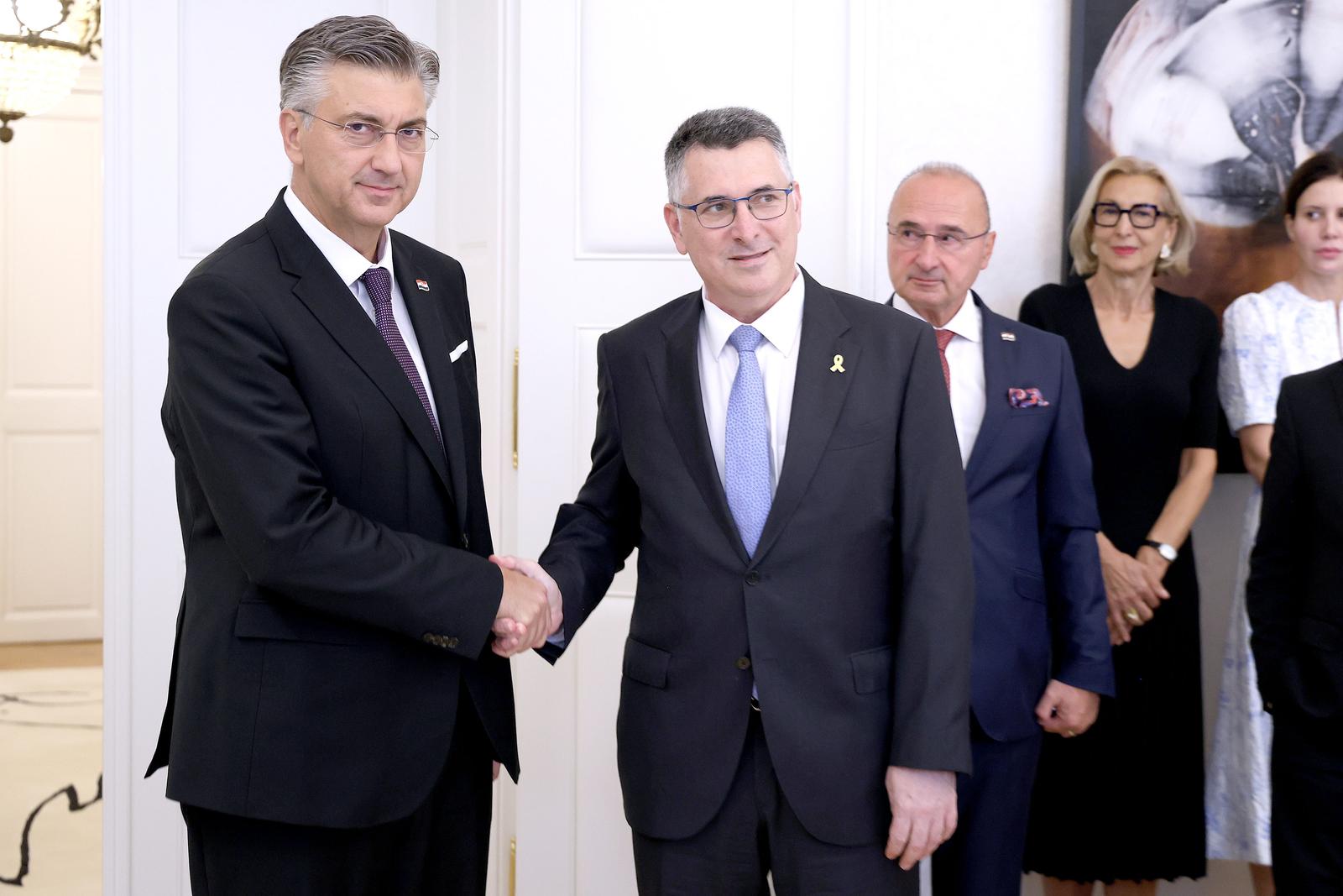 andrej plenković i gideon saar