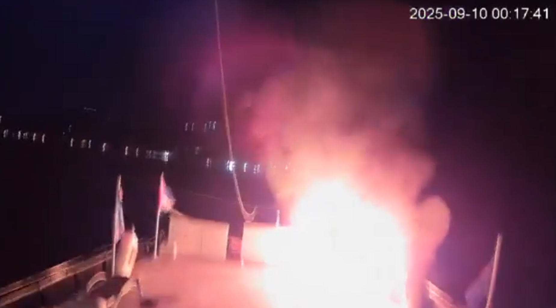 sumud flotila, screenshot