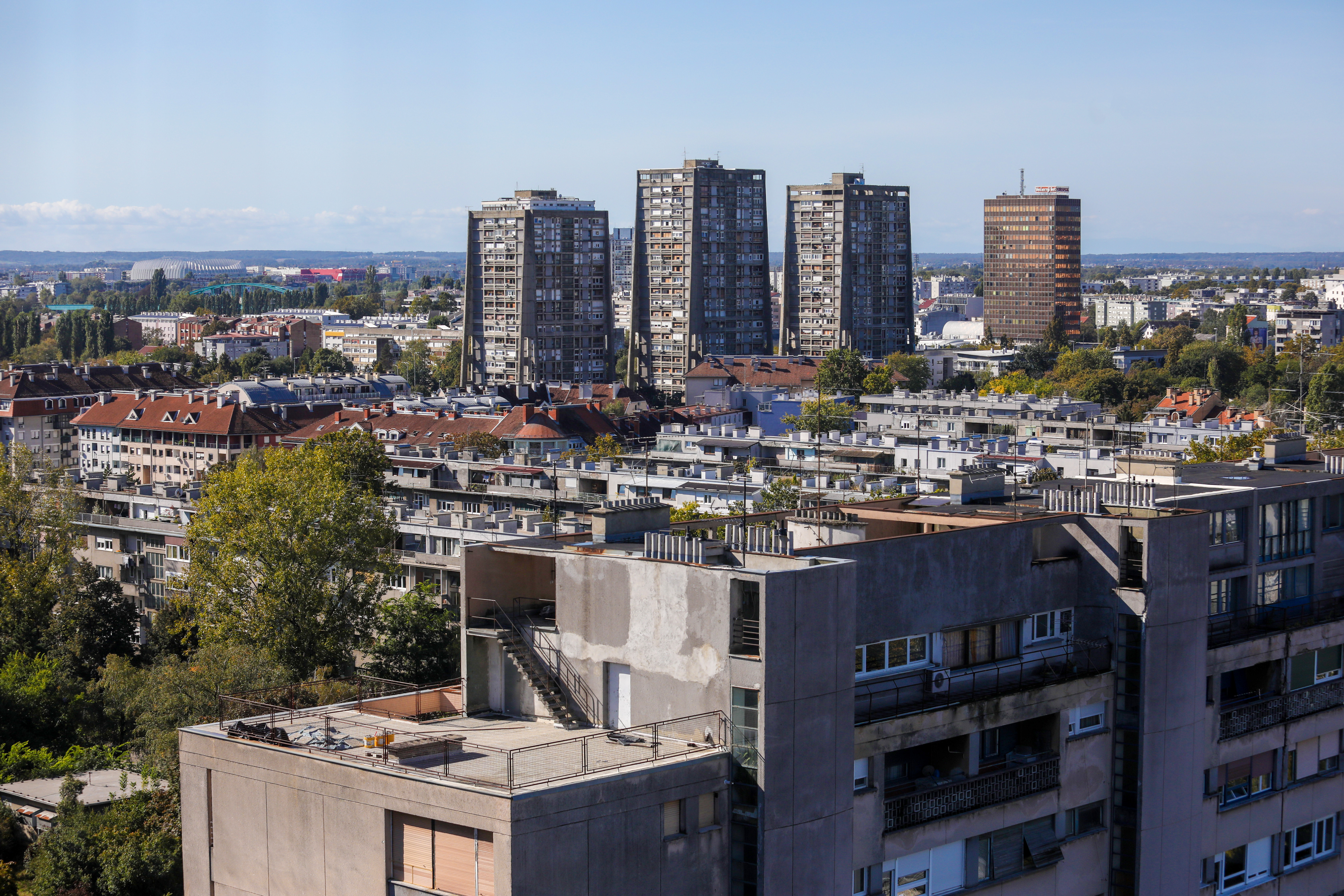 06.10.2020., Zagreb - Pogled na vizure grada okupane suncem. rPhoto: Borna Filic/PIXSELL