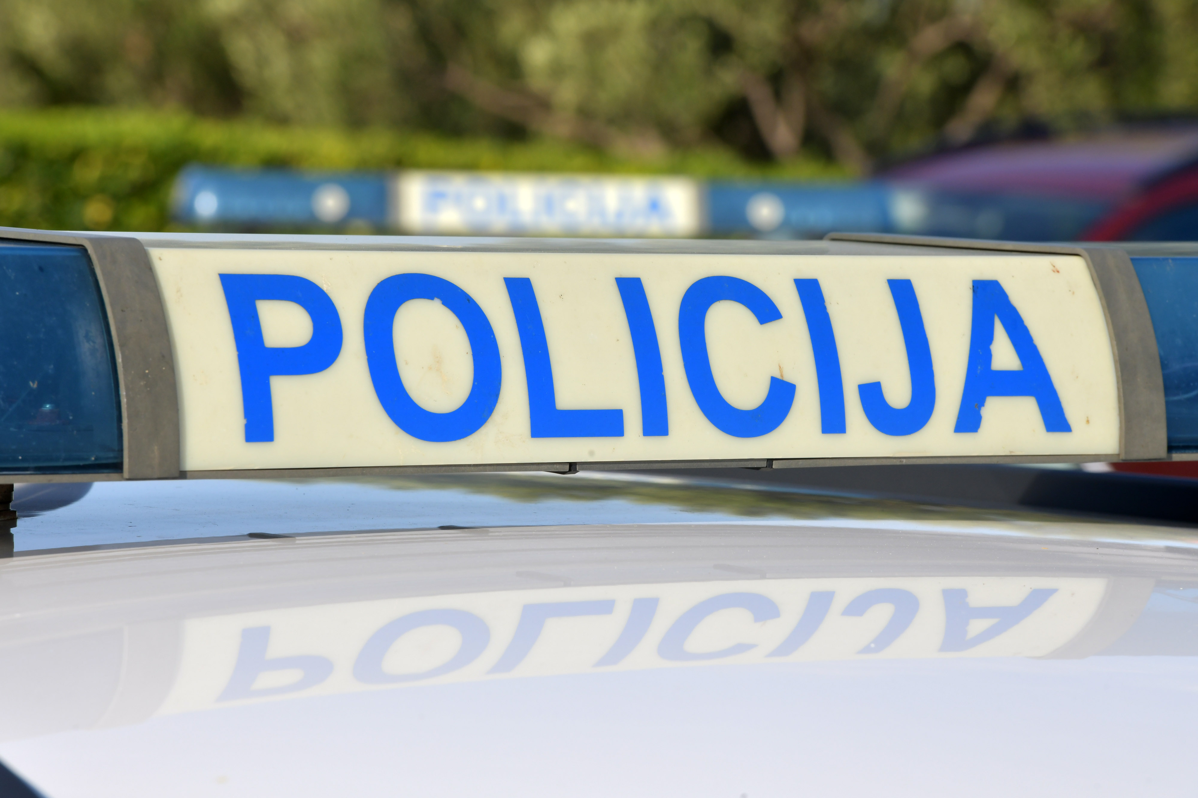 17.09.2025., Sibenik - Policijska vozila i oznake. Photo: Hrvoje Jelavic/PIXSELL