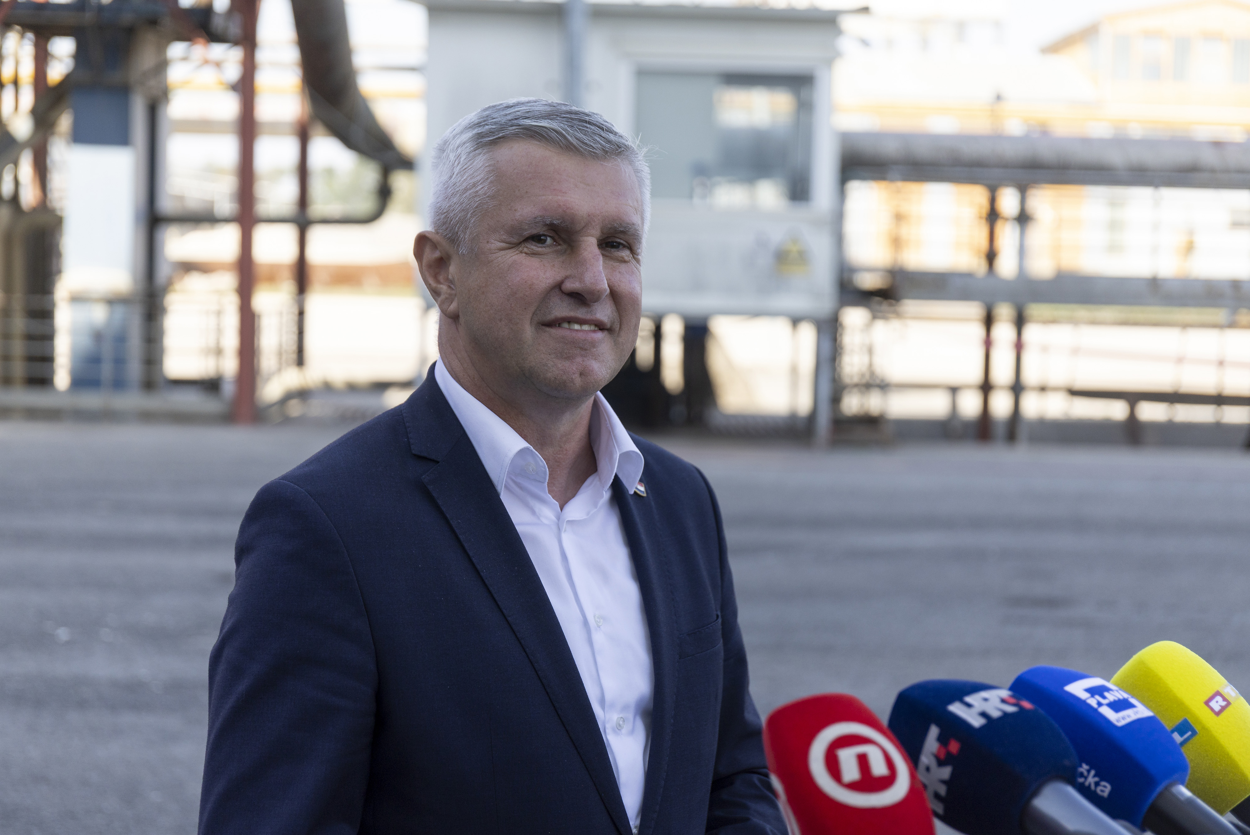 Pocetak 79. kampanje prerade secerne repe u pogonu Hrvatske industrije secera (HIS) u Zupanji, koja se obiljezila paljenjem vapnene peci / Davor Javorovic/PIXSELL