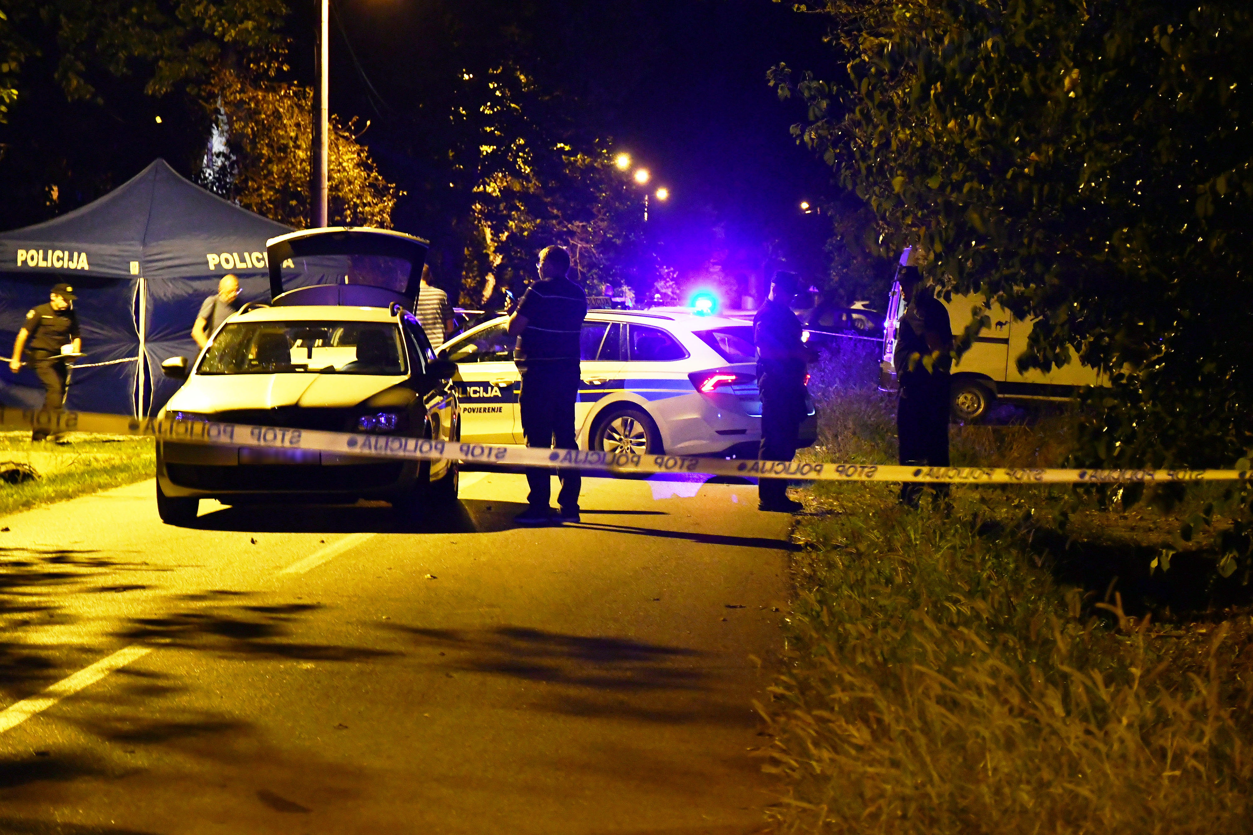 23.09.2025., Šušnjevci: U pucnjavi iz vatrenog oruzja ubijen muskarac. Photo: Ivica Galovic/PIXSELL