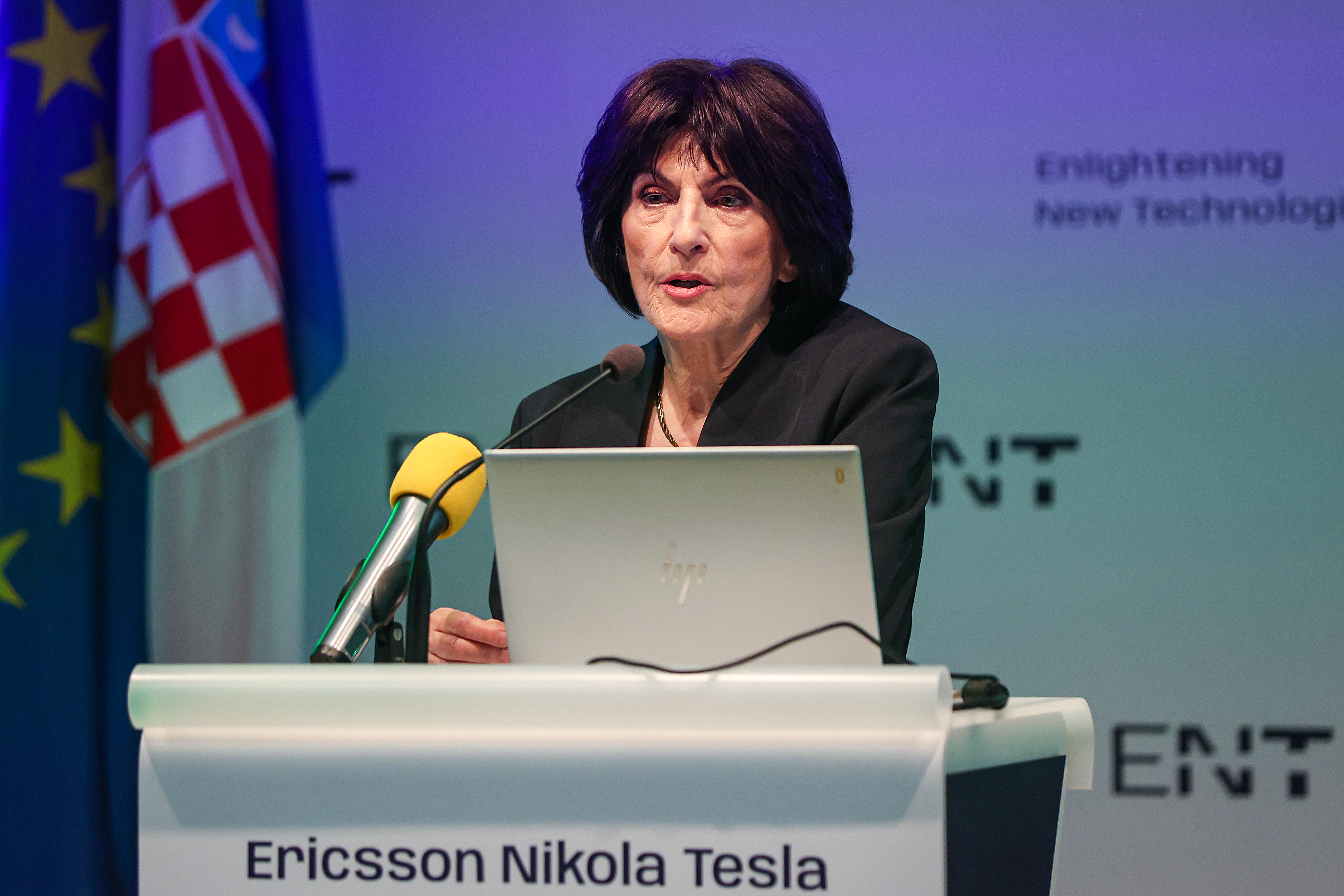Ericsson Nikola Tesla, Zagreb - Ericsson Nikola Tesla organizirala je Tehnoloske dane na kojima su predstavljene najsuvremenije tehnologije i rjesenja koja transformiraju svakodnevni zivot i industriju. Gordana Kovacevic. Photo: Goran Stanzl/PIXSELL
