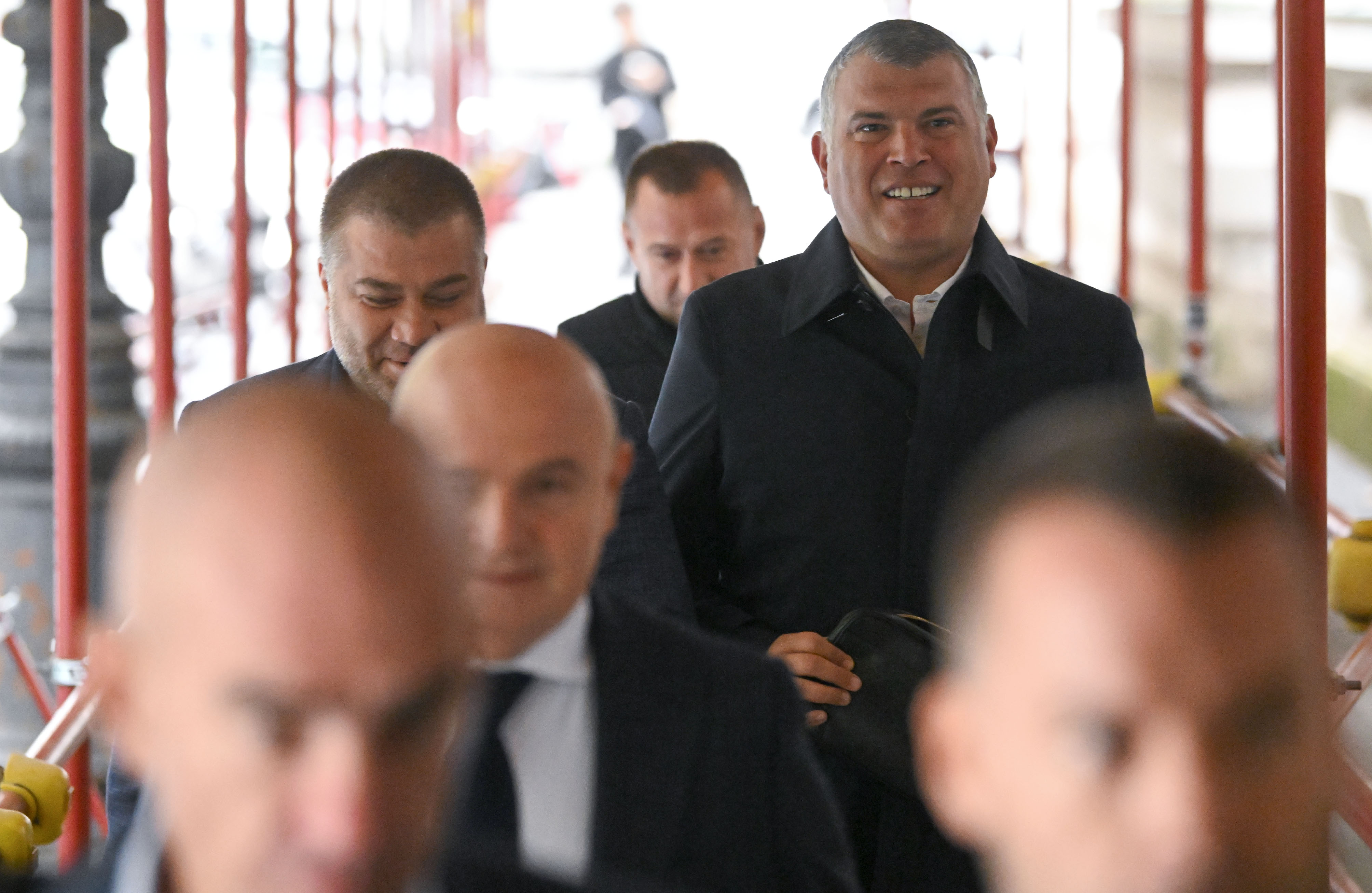 26.09.2025., Zagreb - Optuzno je vijece u aferi Miksoskopi u kojoj su optuzeni Hrvoje Petrac, Novica Petrac, Nikola Petrac, Sasa Pozder, Vili Beros, Goran Roic, Kresimir Rotim, Tomo Pavic. Sasa Pozder, Novica Petrac Photo: Marko Lukunic/PIXSELL