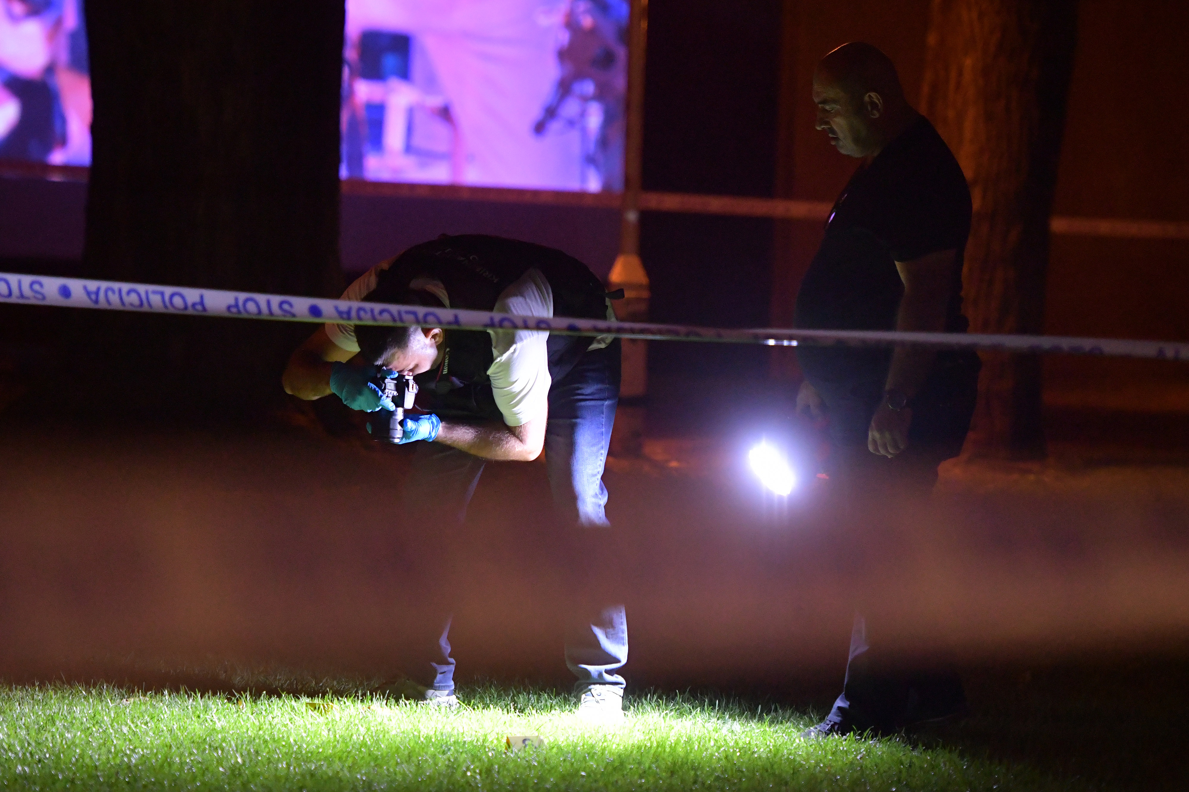 27.09.2025., Sibenik - Zena ozlijedjena pirotehnickim sredstvom na svadbi. Photo: Hrvoje Jelavic/PIXSELL
