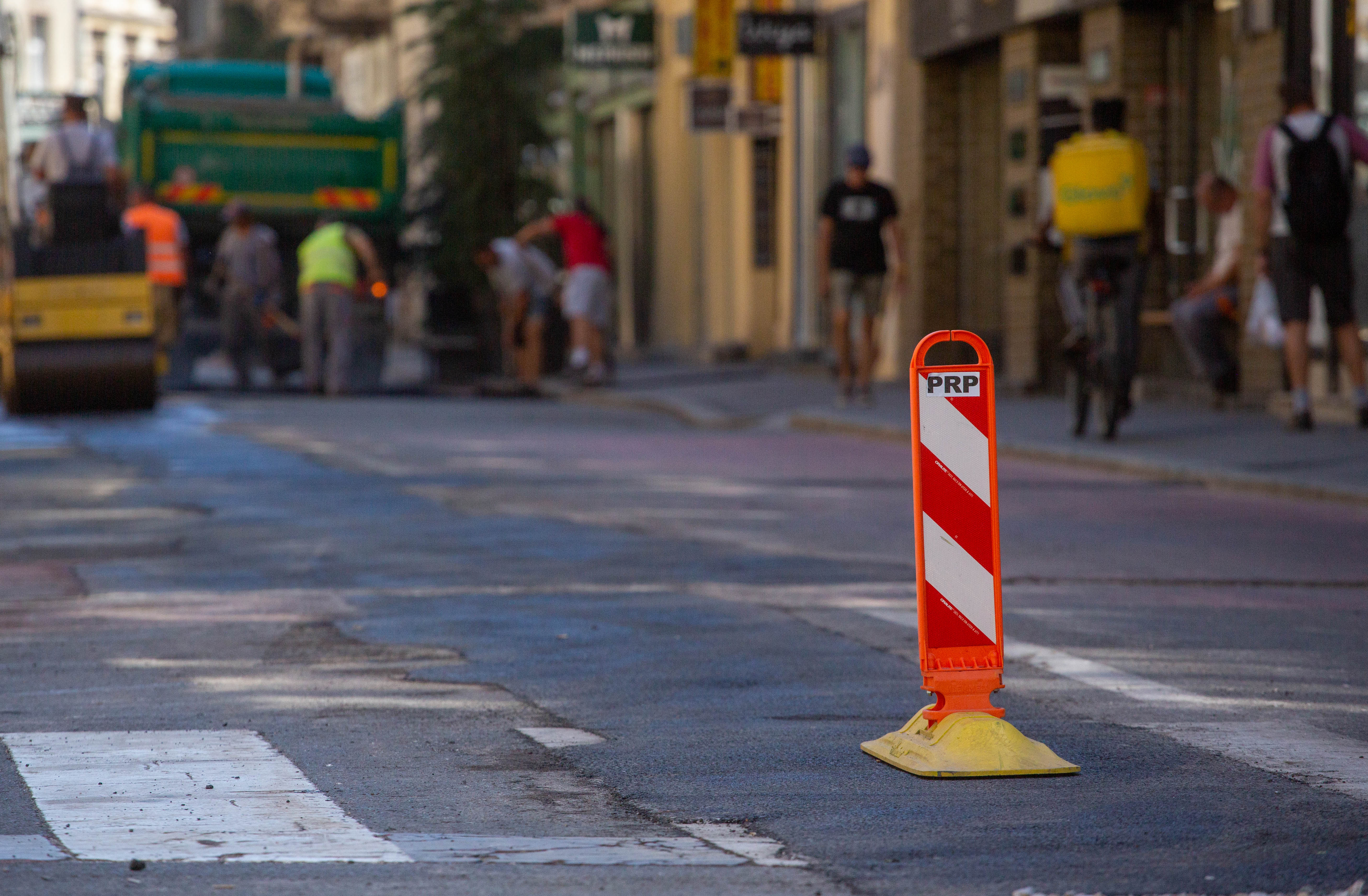 14.07.2026. Zagreb - Građevinski radovi u Masarykovoj ulici, koje izvodi Gradska plinara Zagreb u sklopu zamjene plinovoda i priključaka skoro se bliže kraju  Photo: Marko Seper/PIXSELL